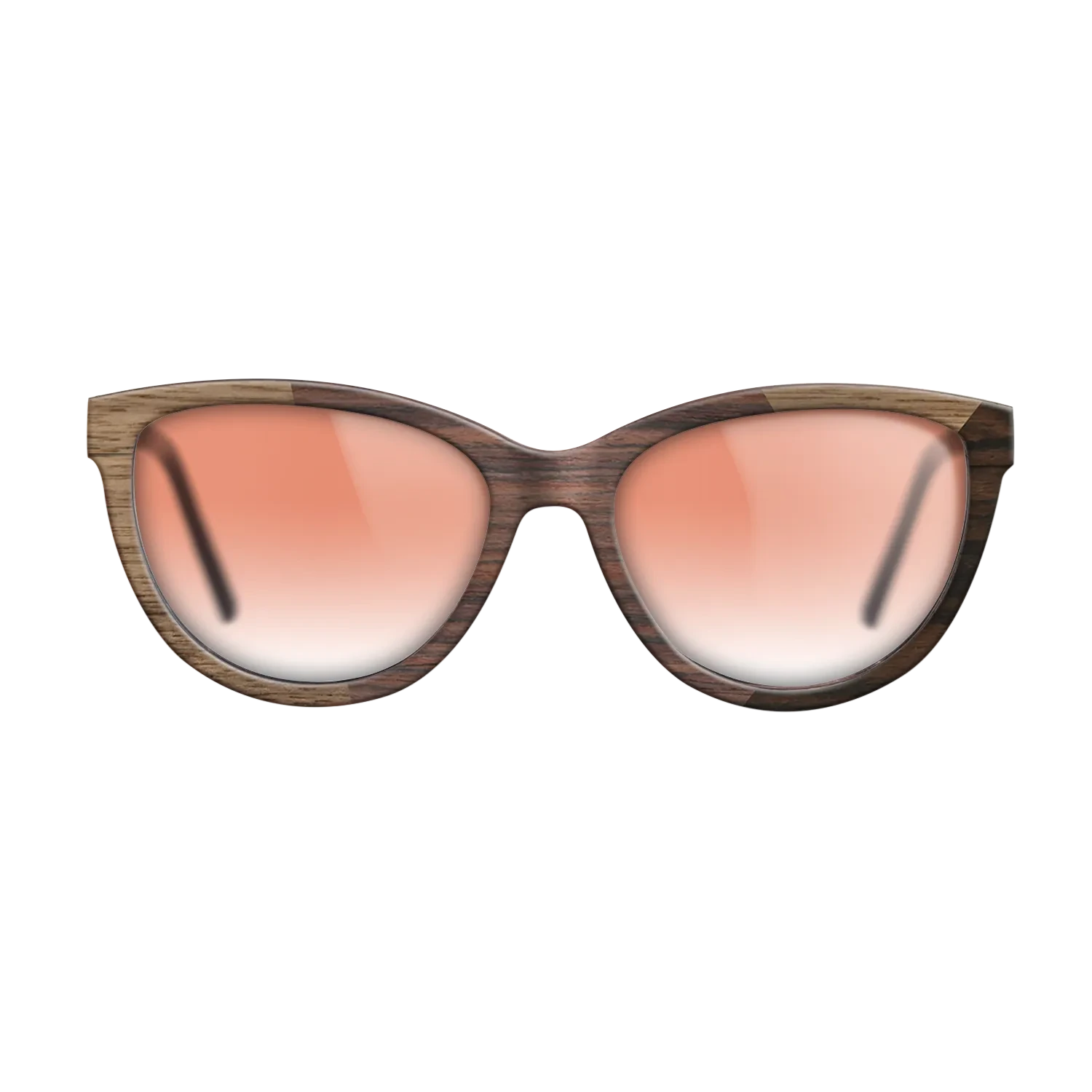 Rosewood Reconstituted,Walnut: Straight Grain,Ziricote Dark Quartered: Angle Cut - The Maiden - Cat - SIRIS wood optic