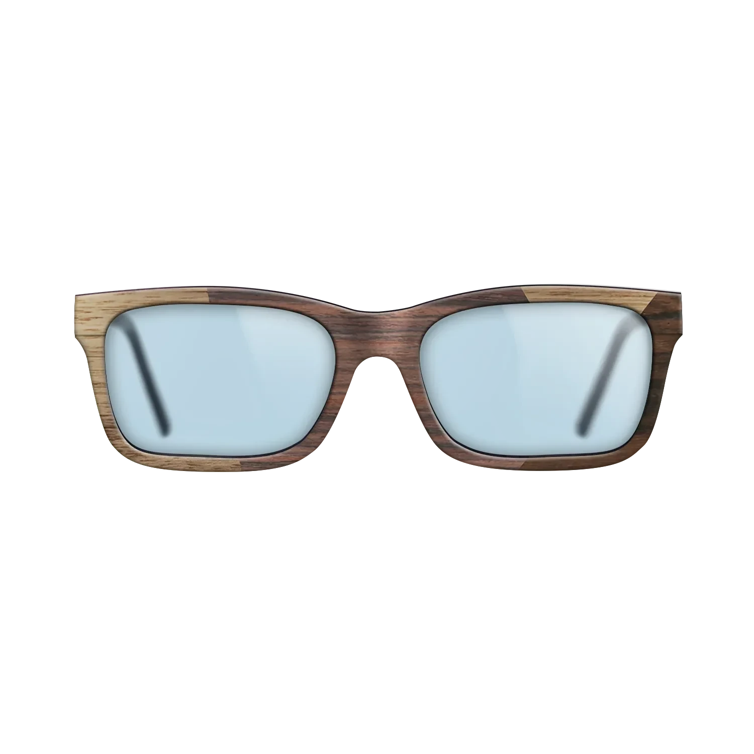 Rosewood Reconstituted,Walnut: Straight Grain,Ziricote Dark Quartered: Angle Cut - The Sage - Rectangle - SIRIS wood optic