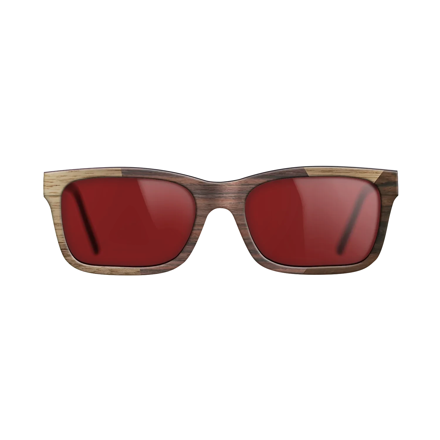 Rosewood Reconstituted,Walnut: Straight Grain,Ziricote Dark Quartered: Angle Cut - The Sage - Rectangle - SIRIS wood optic