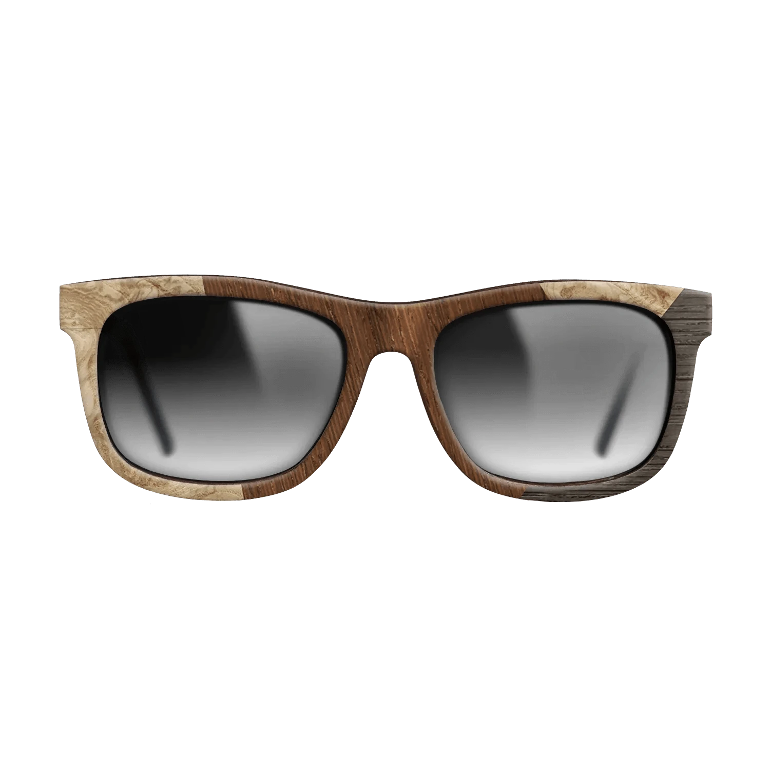 Wenge,Olive Burl,Fumed Oak: Angle Cut - The Hero - Square - SIRIS wood optic