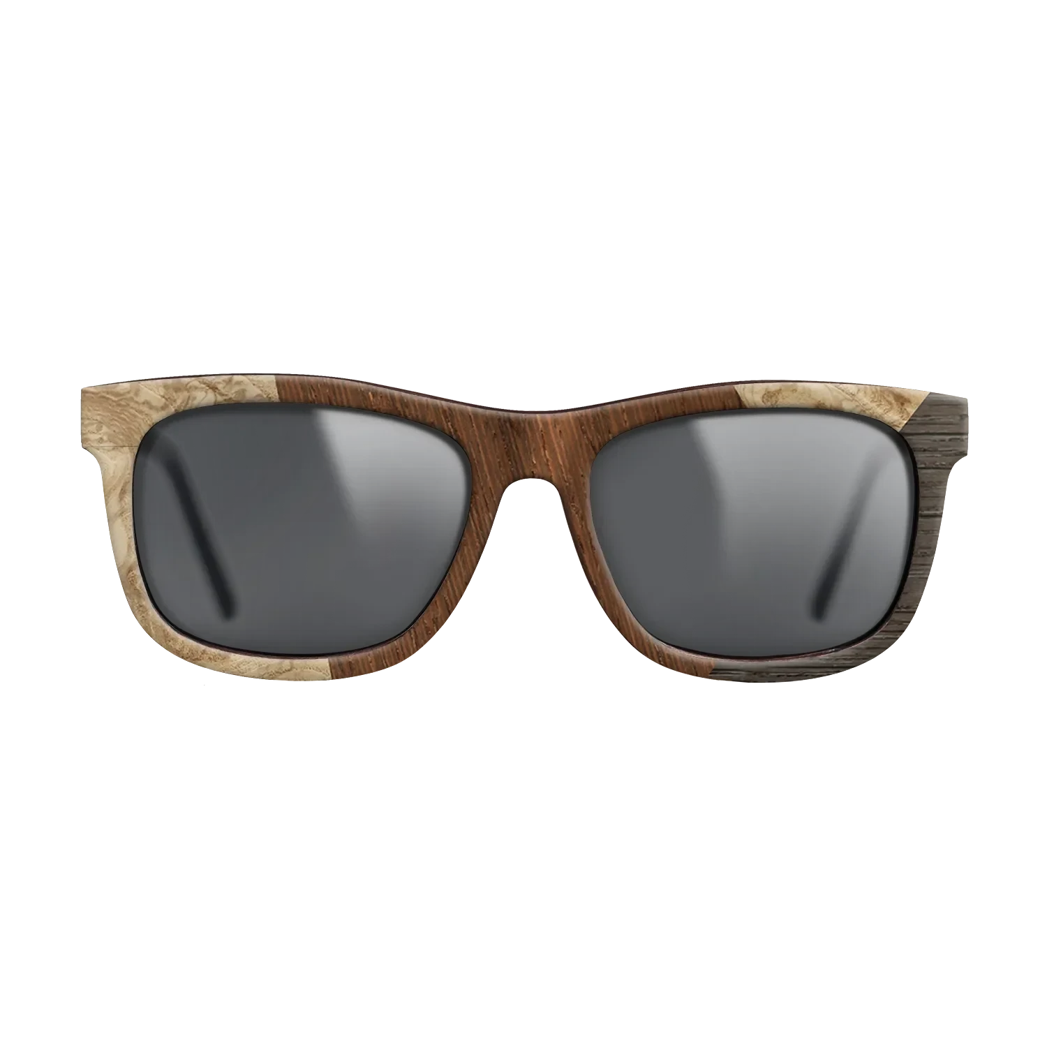 Wenge,Olive Burl,Fumed Oak: Angle Cut - The Hero - Square - SIRIS wood optic