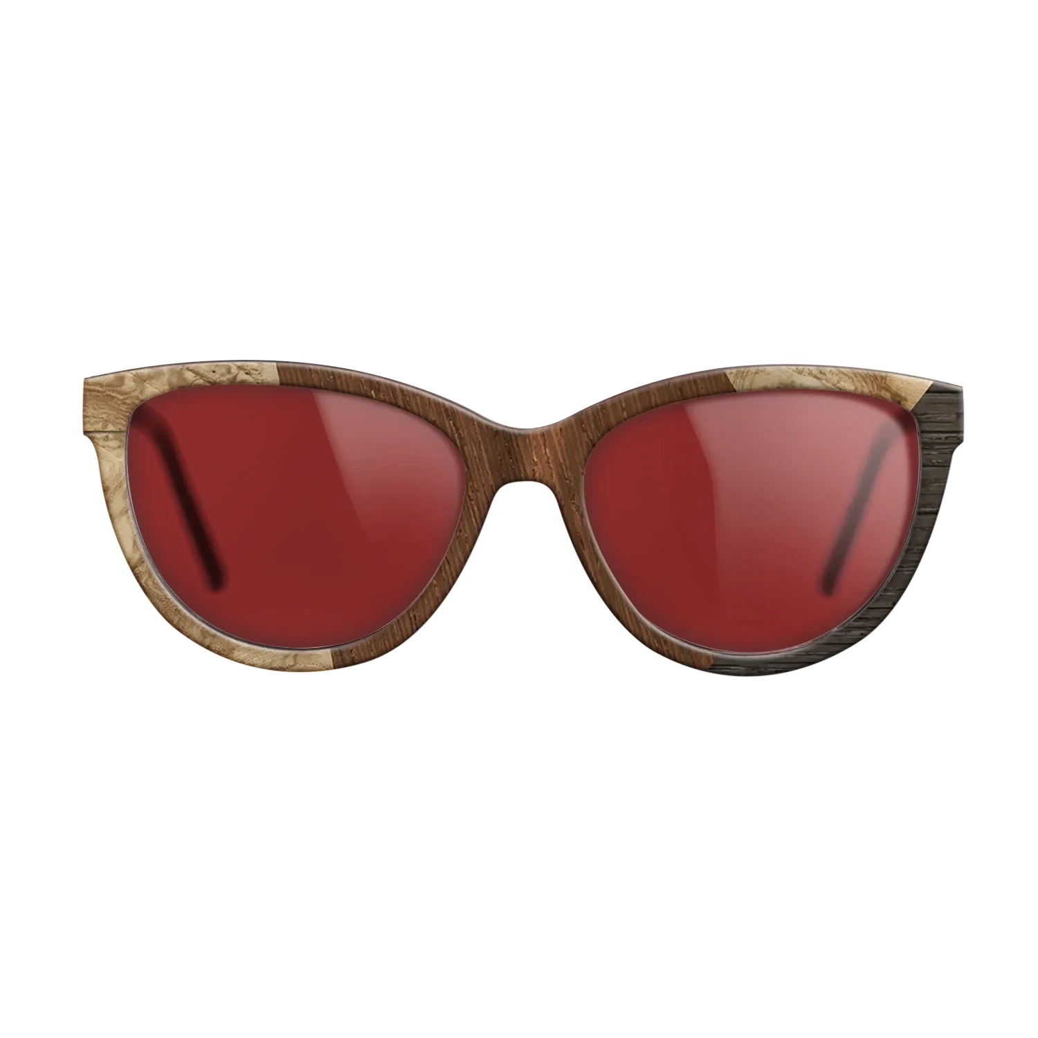 Wenge,Olive Burl,Fumed Oak: Angle Cut - The Maiden - Cat - SIRIS wood optic
