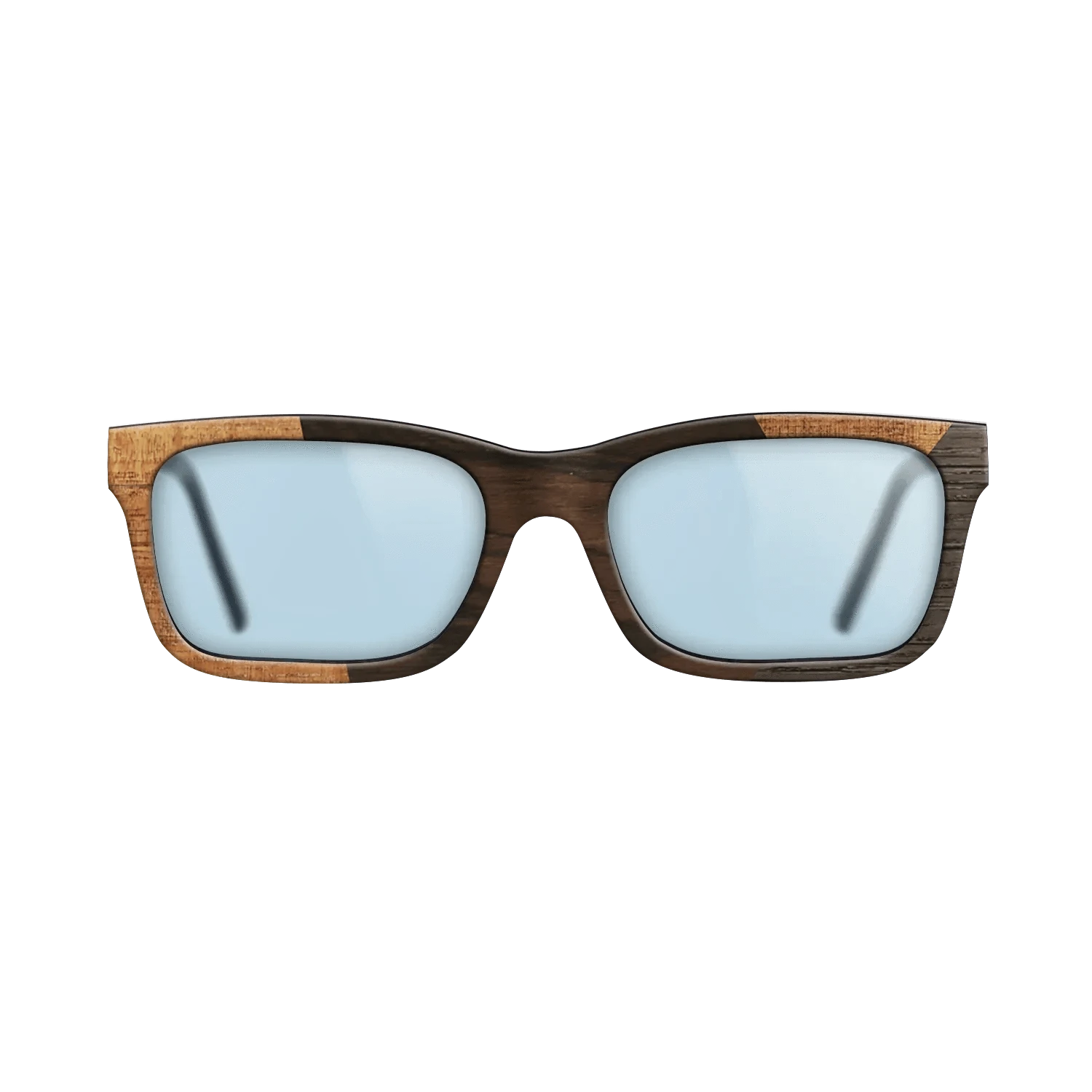 Ziricote Dark Quartered,Koa,Fumed Oak: Angle Cut - The Sage - Rectangle - SIRIS wood optic