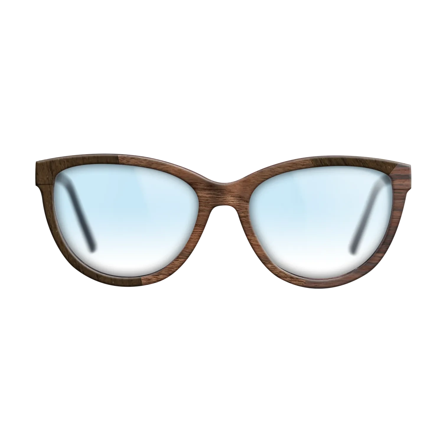 Walnut Claro Dark,Ziricote Light Quartered,Santos Rosewood Dark: Angle Cut - The Maiden - Cat - SIRIS wood optic