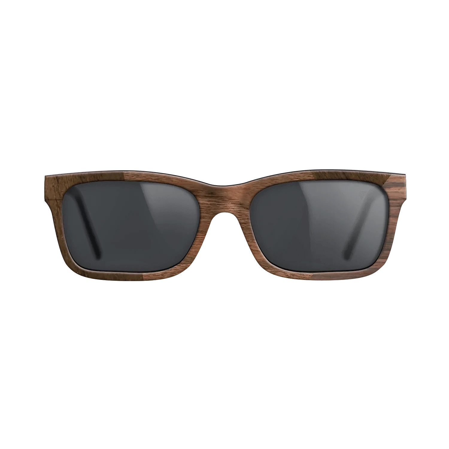 Walnut Claro Dark,Ziricote Light Quartered,Santos Rosewood Dark: Angle Cut - The Sage - Rectangle - SIRIS wood optic