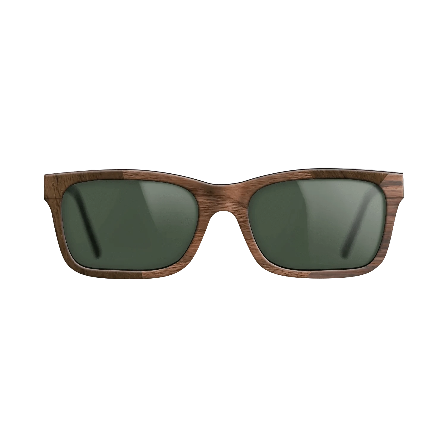 Walnut Claro Dark,Ziricote Light Quartered,Santos Rosewood Dark: Angle Cut - The Sage - Rectangle - SIRIS wood optic