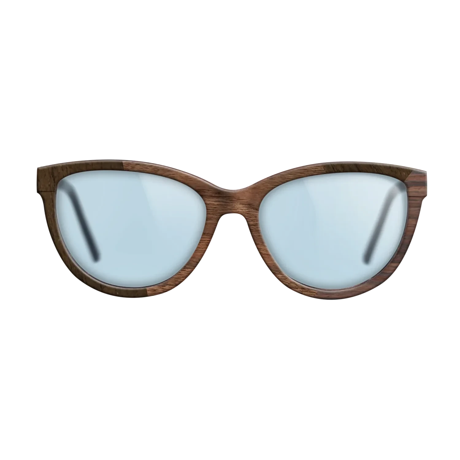 Walnut Claro Dark,Ziricote Light Quartered,Santos Rosewood Dark: Angle Cut - The Maiden - Cat - SIRIS wood optic