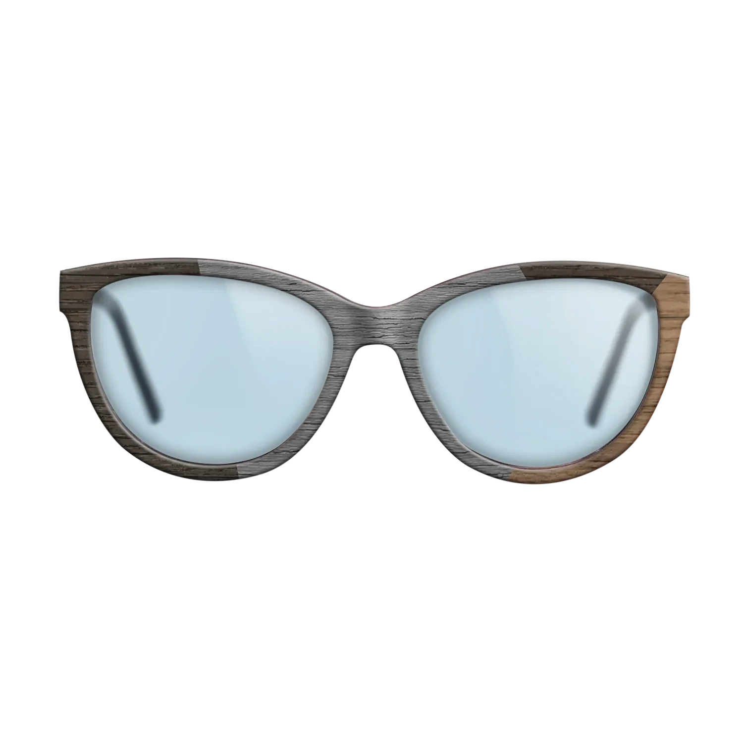Poplar Dyed: Grey,Fumed Oak,Walnut: Straight Grain: Angle Cut - The Maiden - Cat - SIRIS wood optic