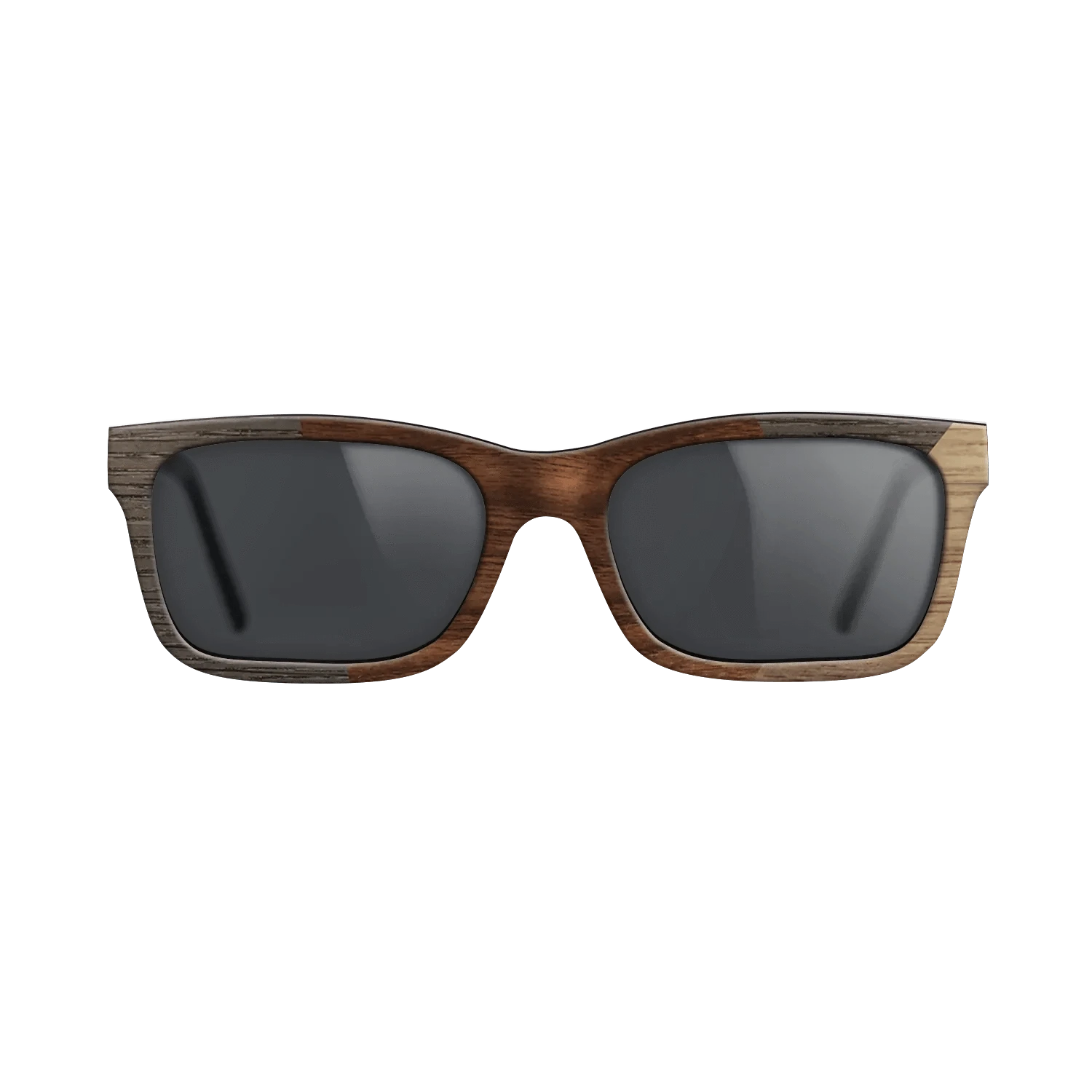 Walnut Claro Dark,Fumed Oak,Walnut: Straight Grain: Angle Cut - The Sage - Rectangle - SIRIS wood optic