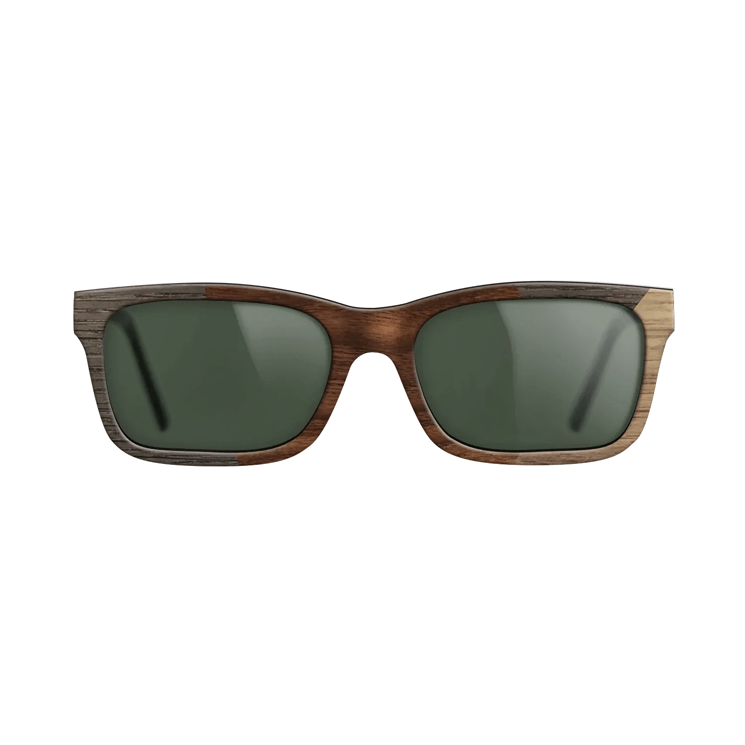 Walnut Claro Dark,Fumed Oak,Walnut: Straight Grain: Angle Cut - The Sage - Rectangle - SIRIS wood optic