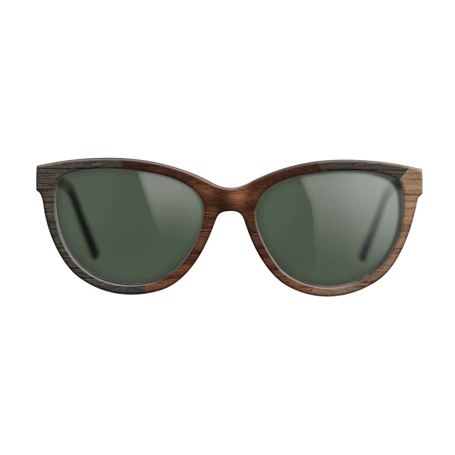 Walnut Claro Dark,Fumed Oak,Walnut: Straight Grain: Angle Cut - The Maiden - Cat - SIRIS wood optic