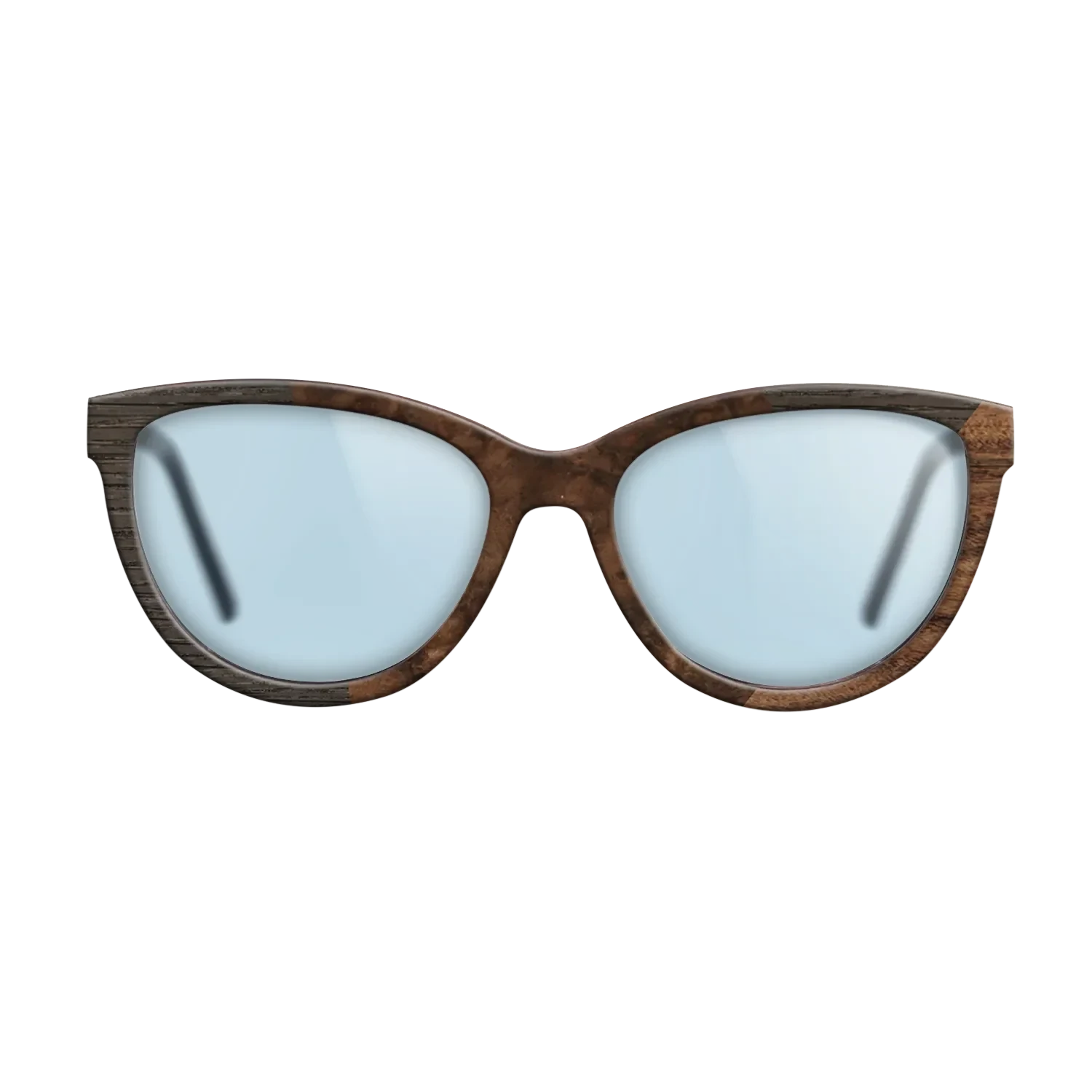 Walnut Burl,Fumed Oak,Santos Rosewood Dark: Angle Cut - The Maiden - Cat - SIRIS wood optic