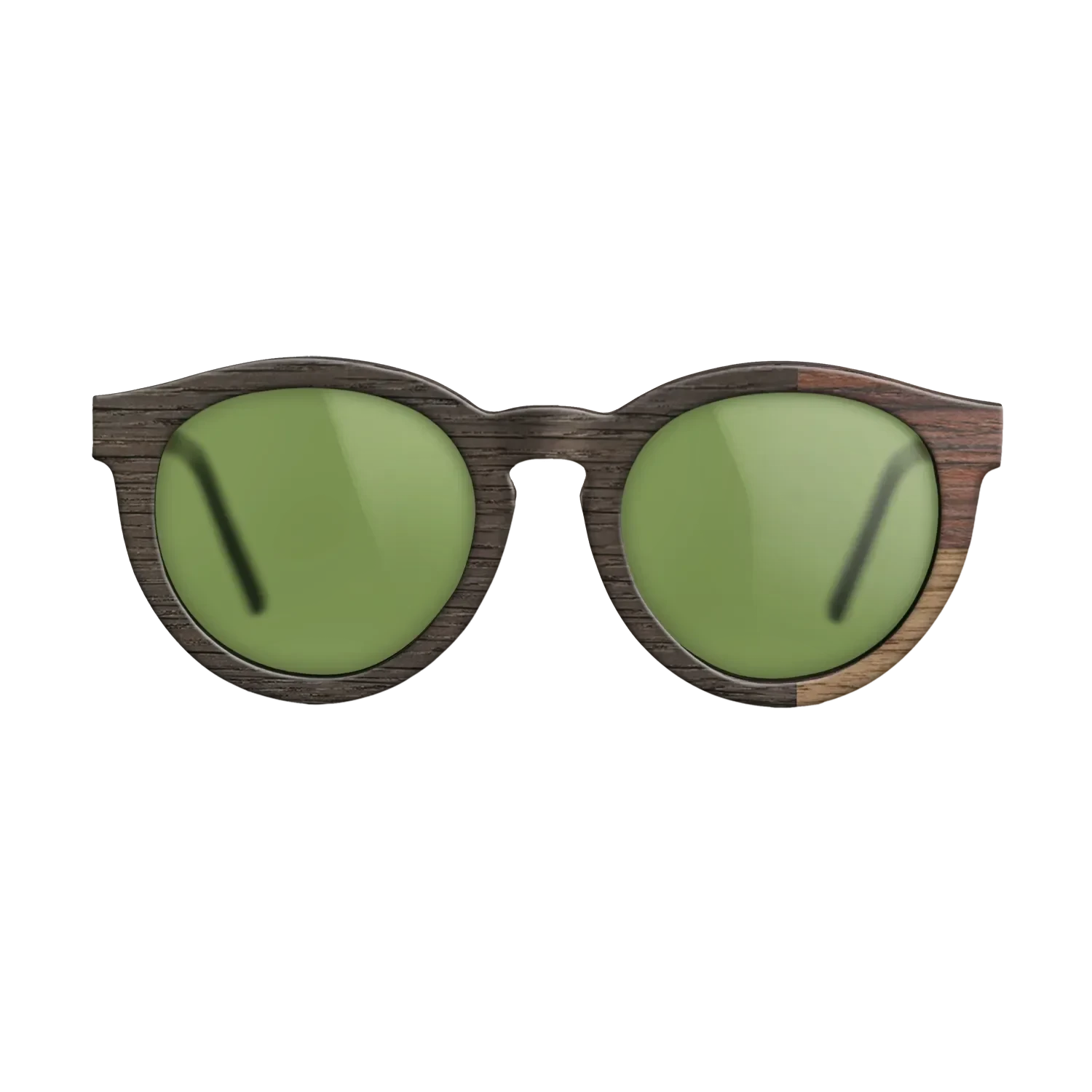 Walnut: Straight Grain,Fumed Oak,Rosewood Reconstituted: Cubic Cuts - The Rebel - Round - SIRIS wood optic