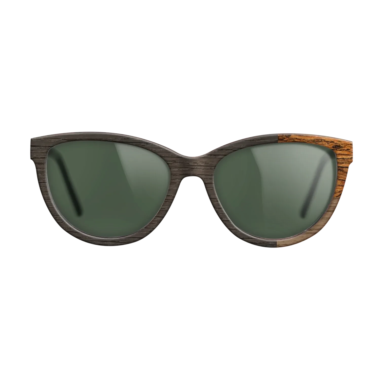 Walnut: Straight Grain,Fumed Oak,Bocote: Cubic Cuts - The Maiden - Cat - SIRIS wood optic
