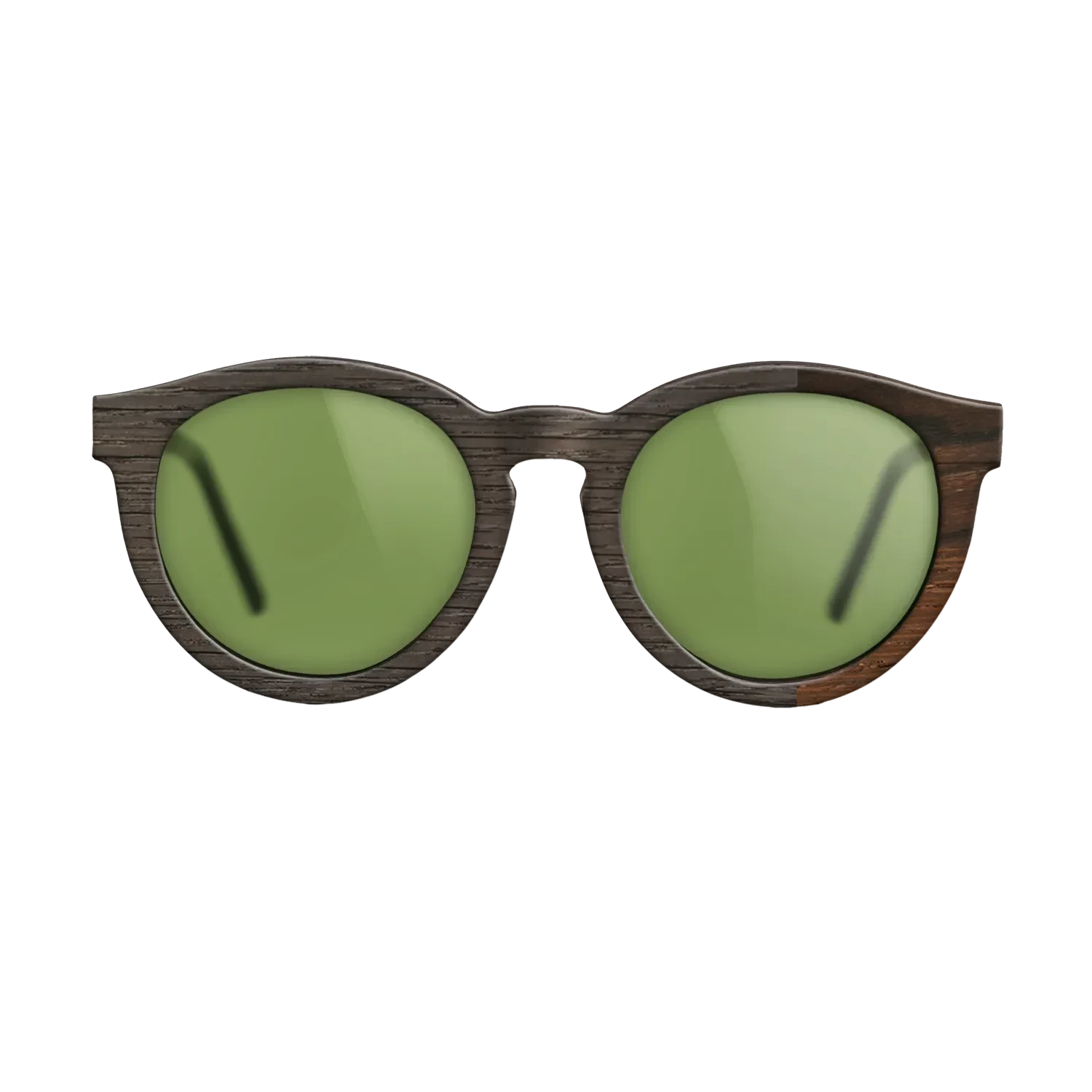 Wenge,Fumed Oak,Ziricote Dark Quartered: Cubic Cuts - The Rebel - Round - SIRIS wood optic