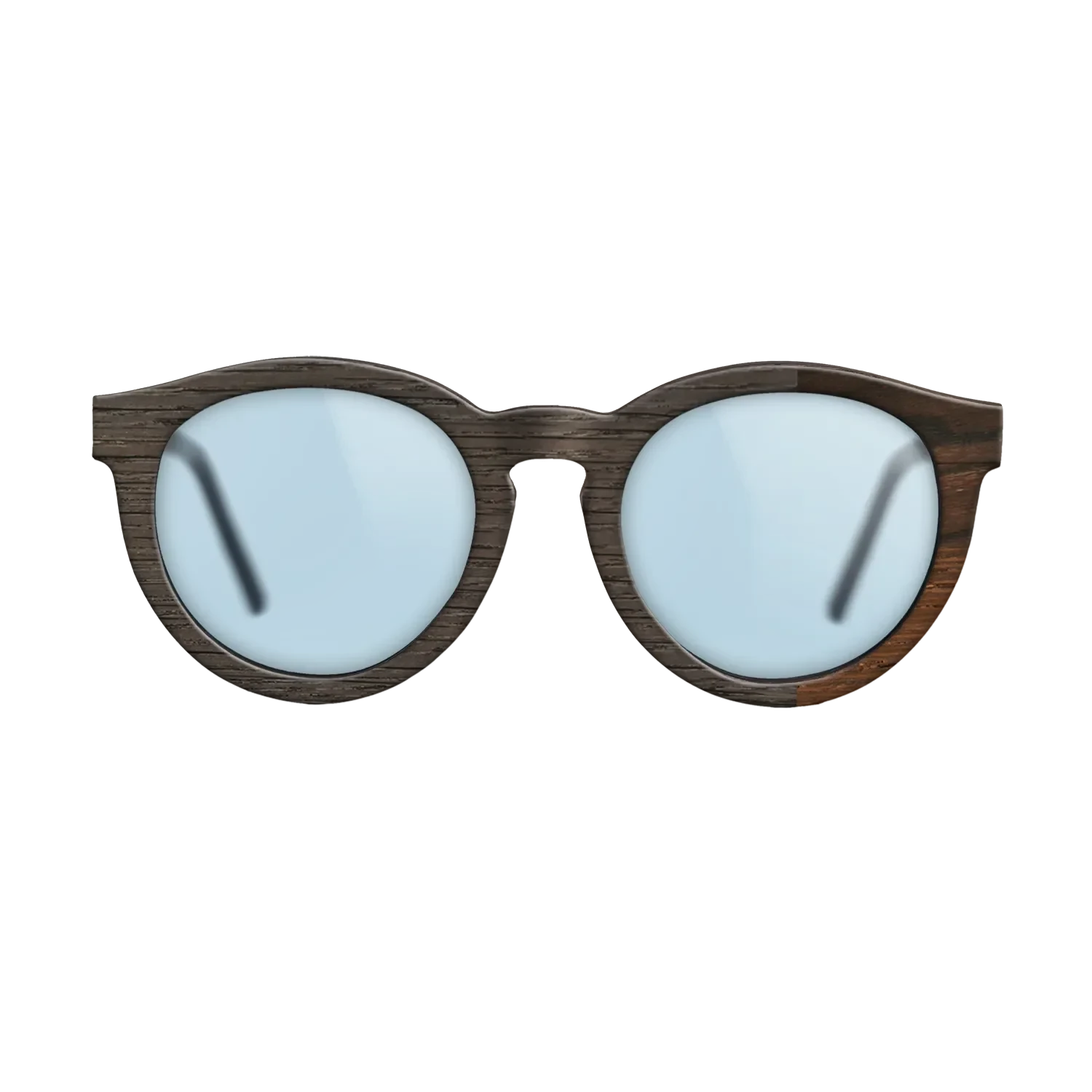 Wenge,Fumed Oak,Ziricote Dark Quartered: Cubic Cuts - The Rebel - Round - SIRIS wood optic
