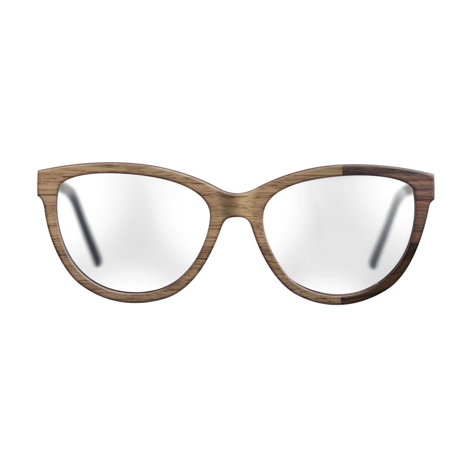 Ziricote Dark Quartered,Walnut: Straight Grain,Rosewood Reconstituted: Cubic Cuts - The Maiden - Cat - SIRIS wood optic