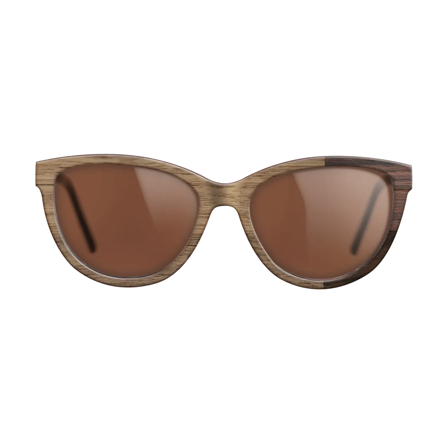 Ziricote Dark Quartered,Walnut: Straight Grain,Rosewood Reconstituted: Cubic Cuts - The Maiden - Cat - SIRIS wood optic