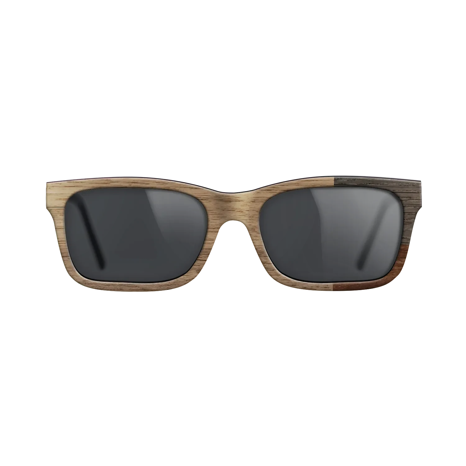 Walnut Claro Dark,Walnut: Straight Grain,Fumed Oak: Cubic Cuts - The Sage - Rectangle - SIRIS wood optic