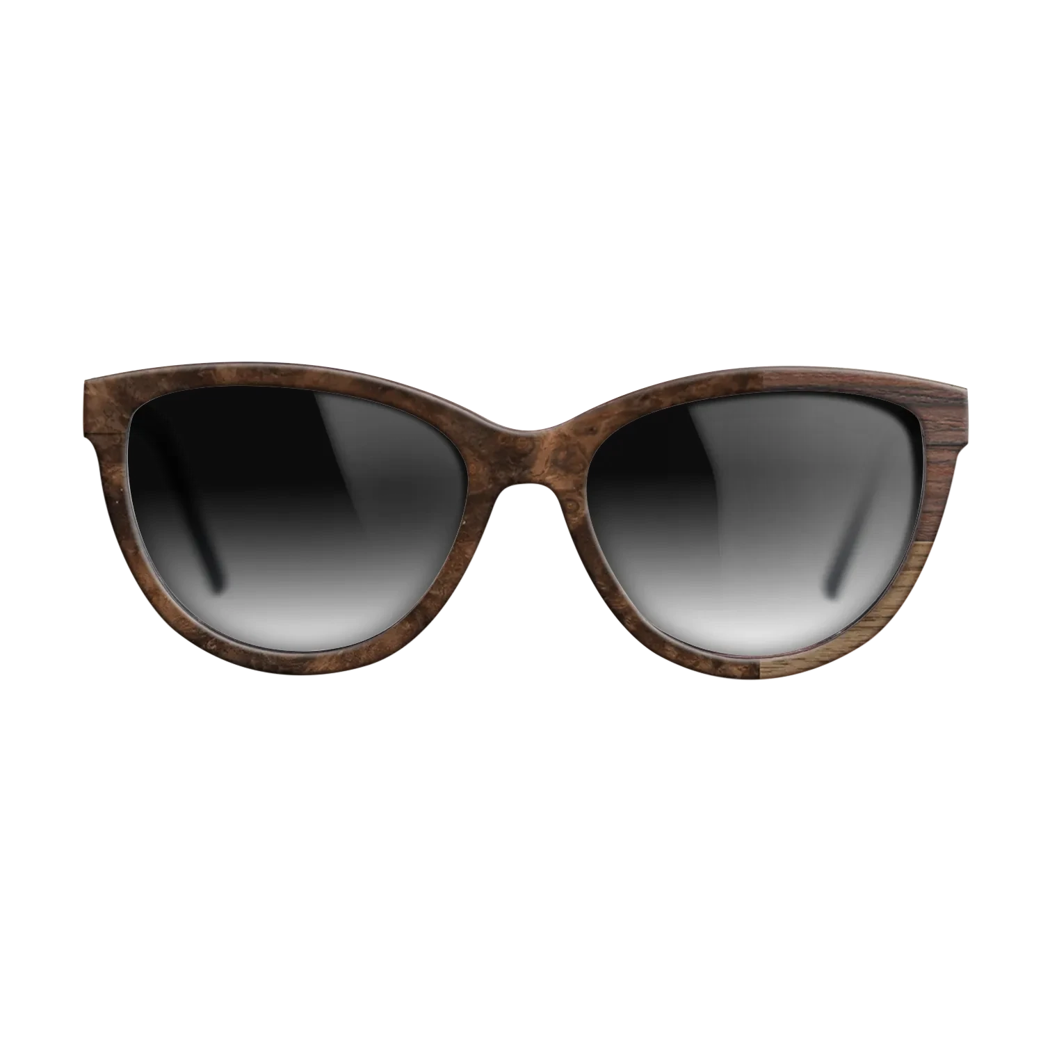 Olive Burl,Ziricote Dark Quartered,Rosewood Reconstituted: Cubic Cuts - The Maiden - Cat - SIRIS wood optic