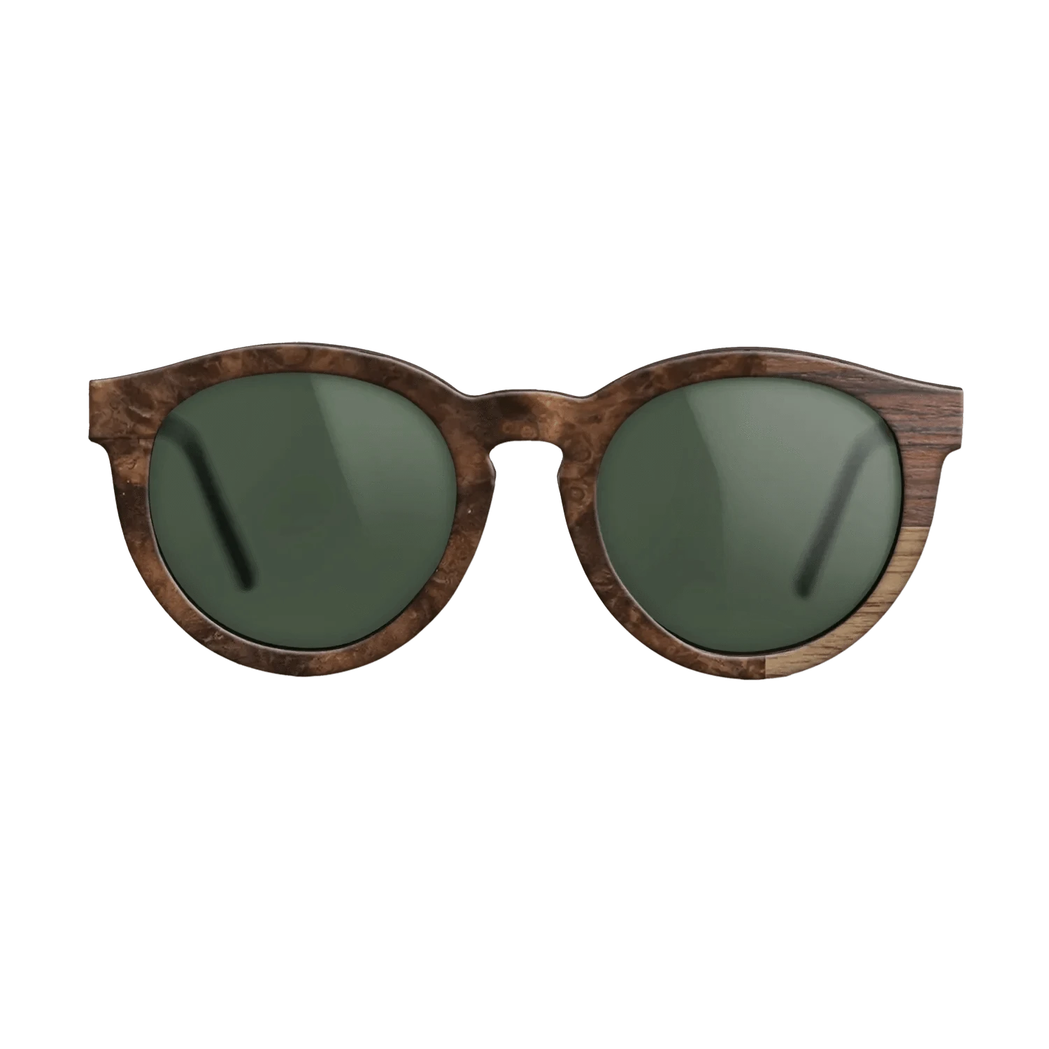 Olive Burl,Ziricote Dark Quartered,Rosewood Reconstituted: Cubic Cuts - The Rebel - Round - SIRIS wood optic