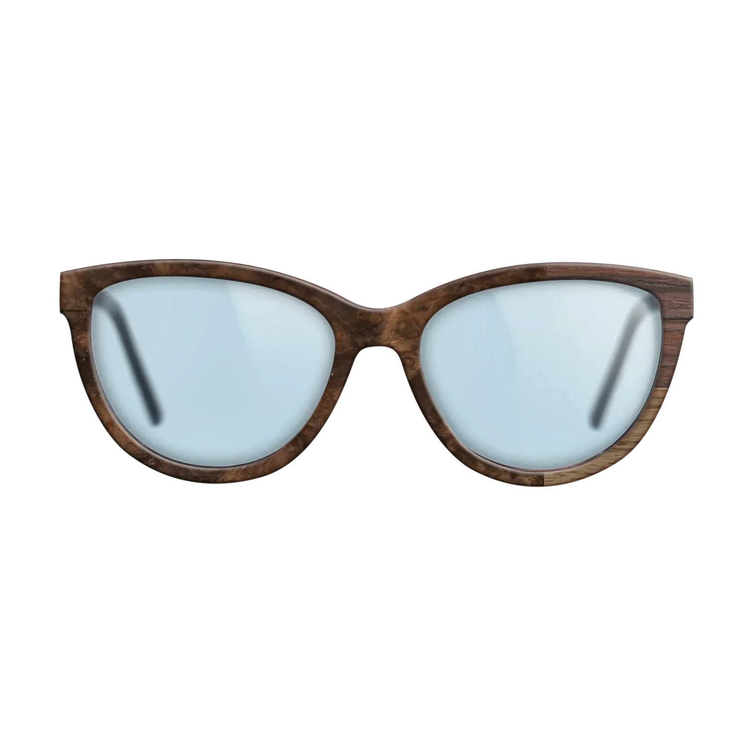 Olive Burl,Ziricote Dark Quartered,Rosewood Reconstituted: Cubic Cuts - The Maiden - Cat - SIRIS wood optic