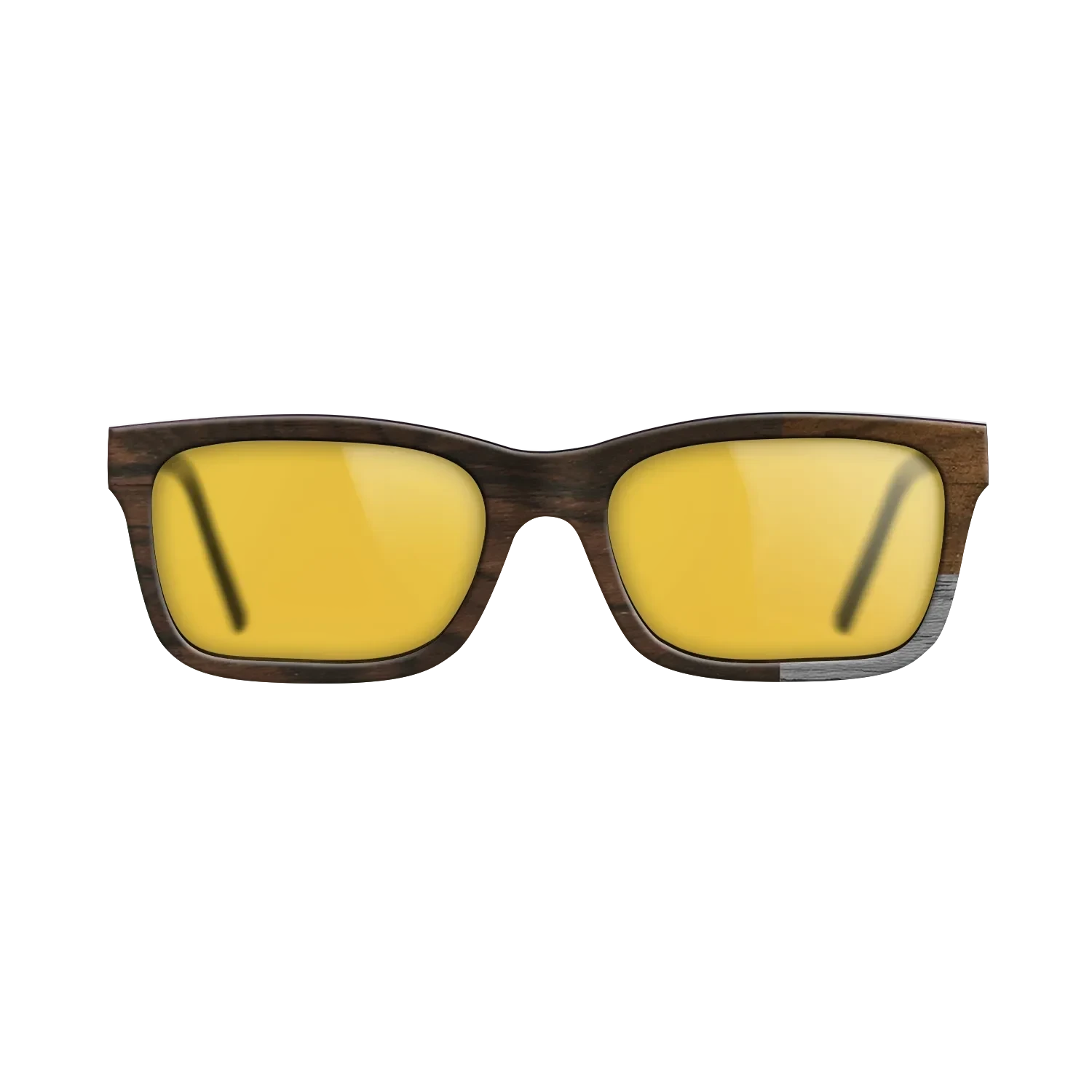 Poplar Dyed: Grey,Ziricote Light Quartered,Ziricote Dark Quartered: Cubic Cuts - The Sage - Rectangle - SIRIS wood optic