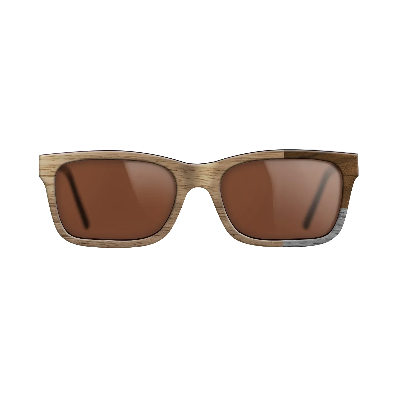 Poplar Dyed: Grey,Walnut: Straight Grain,Ziricote Dark Quartered: Cubic Cuts - The Sage - Rectangle - SIRIS wood optic