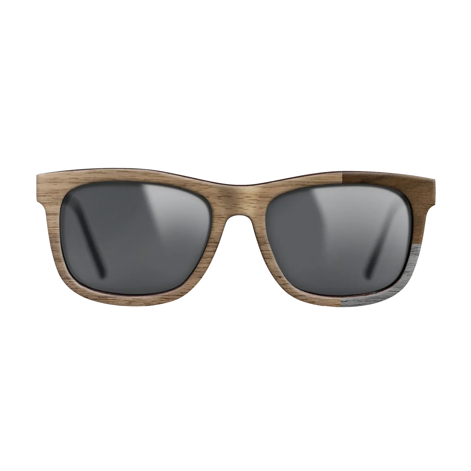 Poplar Dyed: Grey,Walnut: Straight Grain,Ziricote Dark Quartered: Cubic Cuts - The Hero - Square - SIRIS wood optic