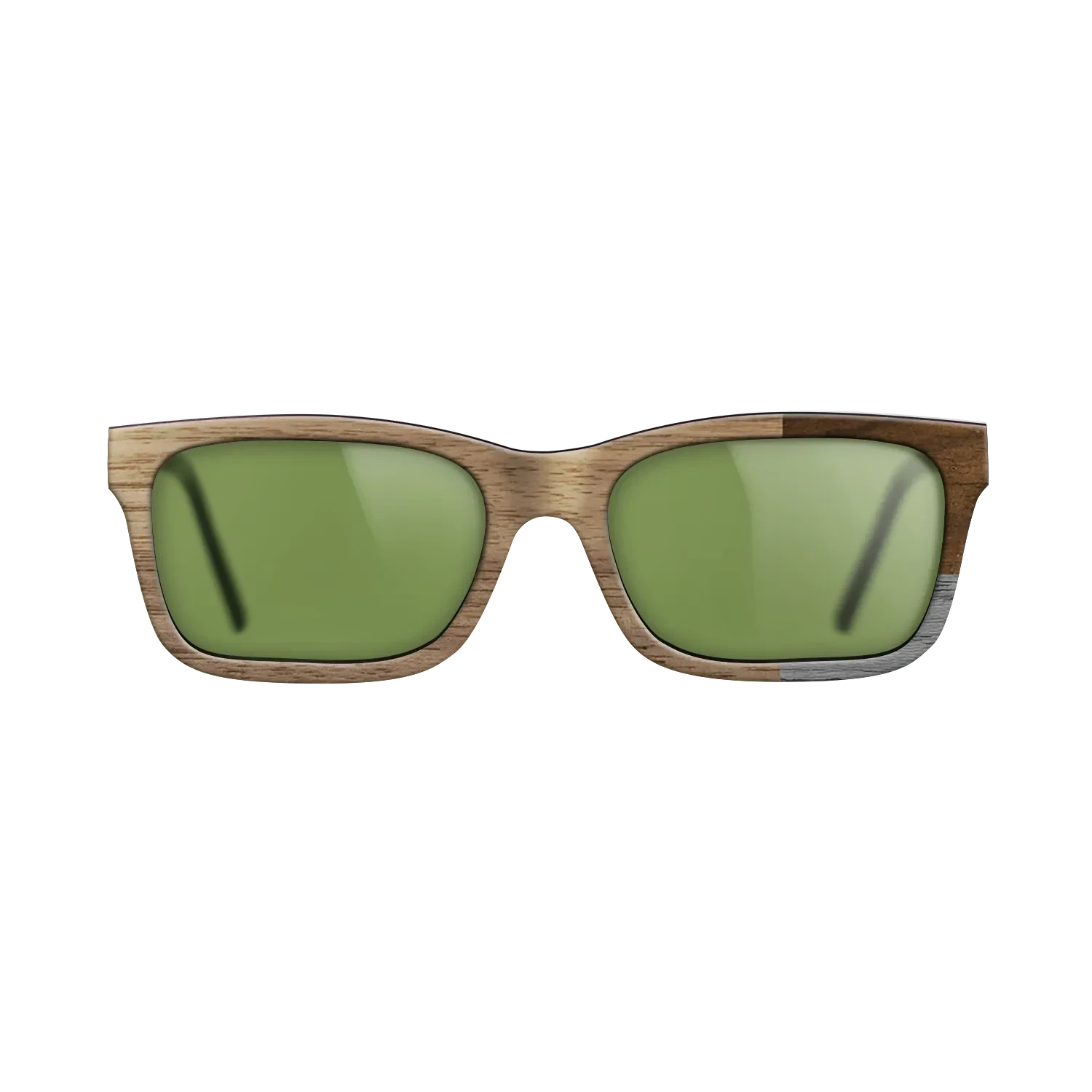Poplar Dyed: Grey,Walnut: Straight Grain,Ziricote Dark Quartered: Cubic Cuts - The Sage - Rectangle - SIRIS wood optic