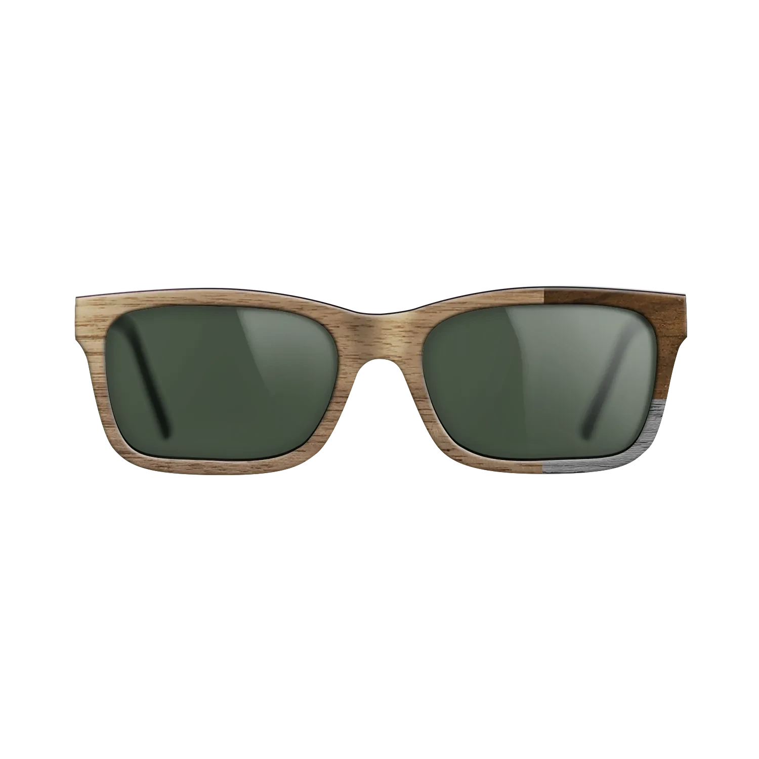 Poplar Dyed: Grey,Walnut: Straight Grain,Ziricote Dark Quartered: Cubic Cuts - The Sage - Rectangle - SIRIS wood optic