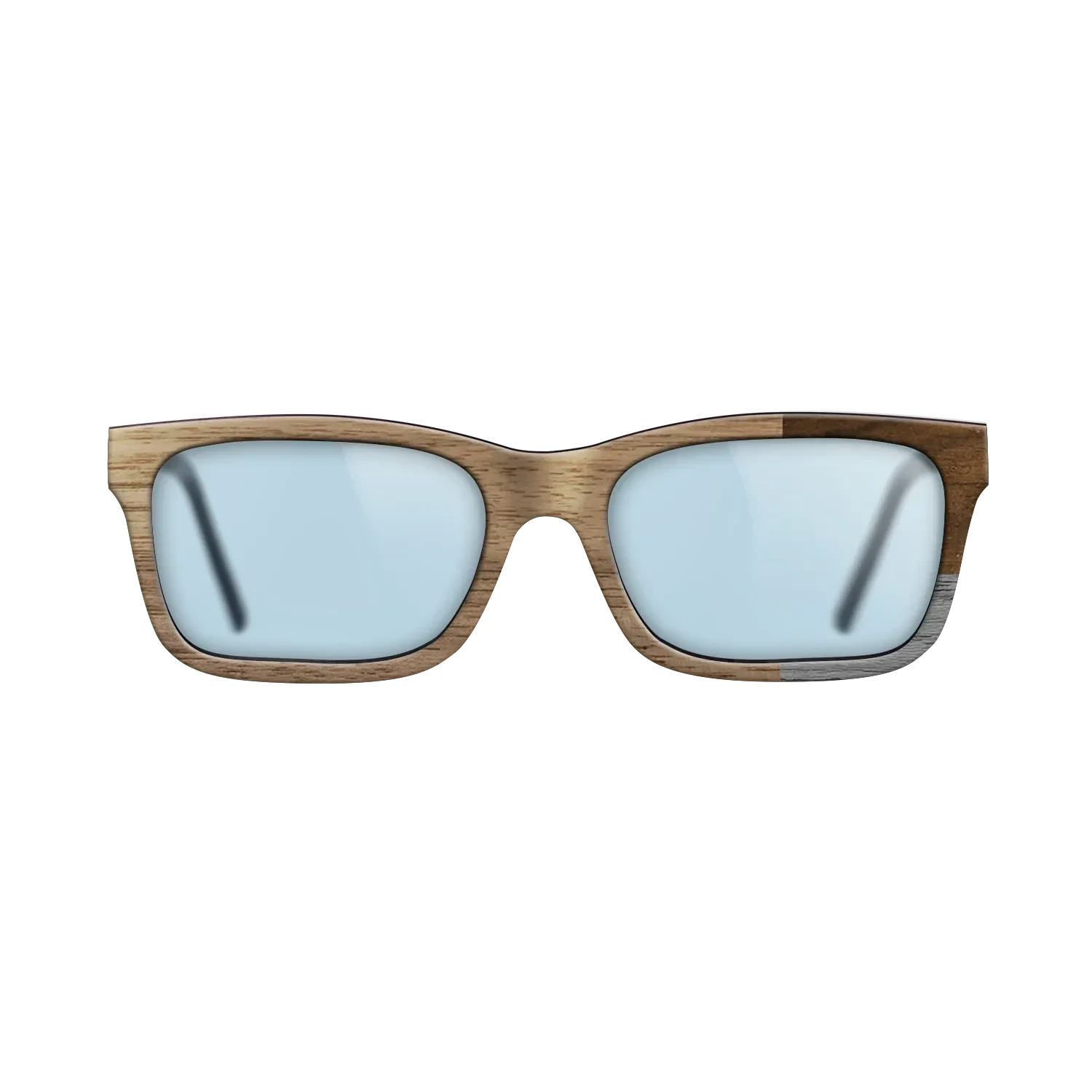 Poplar Dyed: Grey,Walnut: Straight Grain,Ziricote Dark Quartered: Cubic Cuts - The Sage - Rectangle - SIRIS wood optic