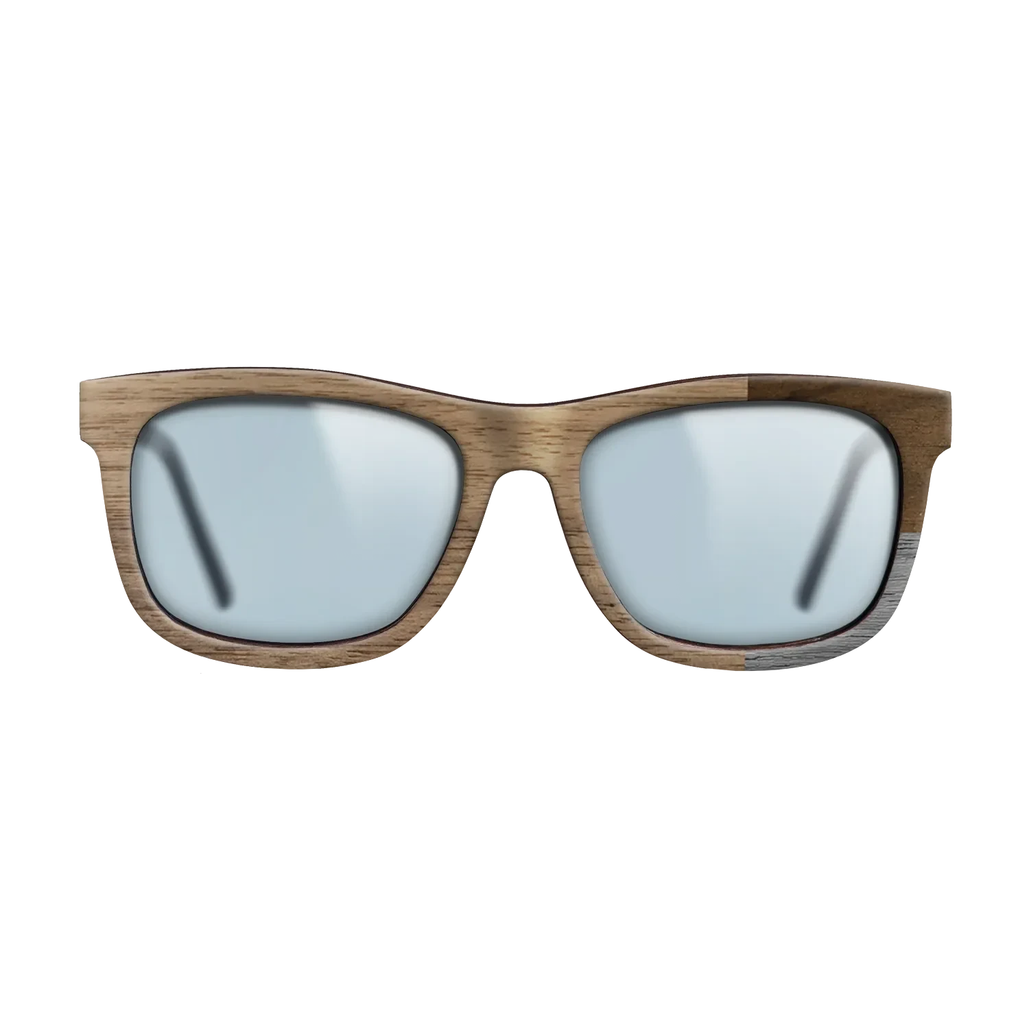 Poplar Dyed: Grey,Walnut: Straight Grain,Ziricote Dark Quartered: Cubic Cuts - The Hero - Square - SIRIS wood optic