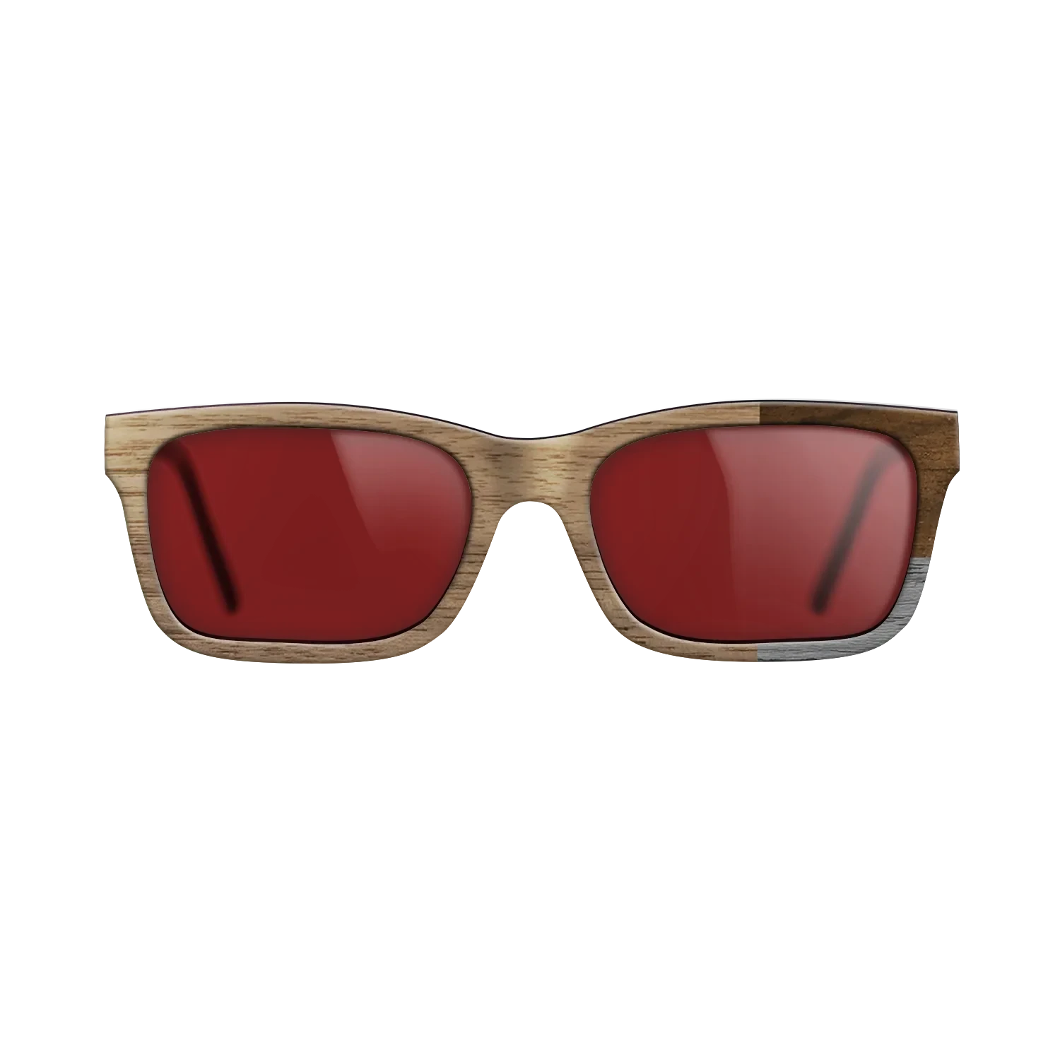 Poplar Dyed: Grey,Walnut: Straight Grain,Ziricote Dark Quartered: Cubic Cuts - The Sage - Rectangle - SIRIS wood optic