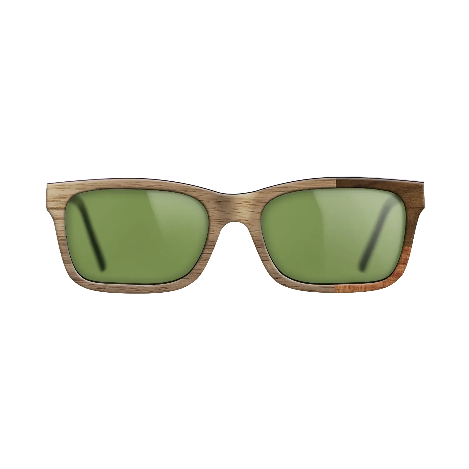 Koa,Walnut: Straight Grain,Ziricote Dark Quartered: Cubic Cuts - The Sage - Rectangle - SIRIS wood optic