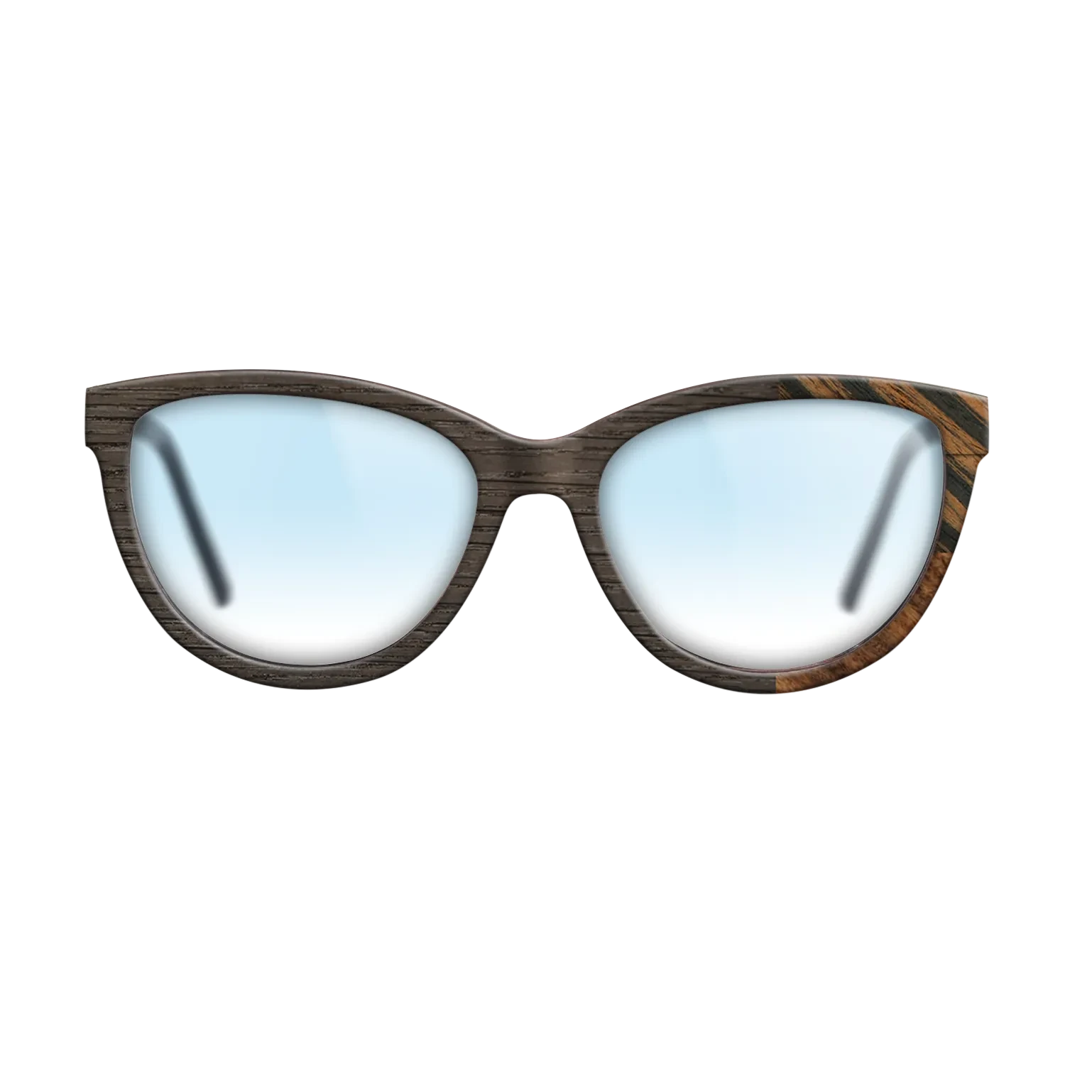 Santos Rosewood Dark,Fumed Oak,Italian Ebony: Cubic Cuts - The Maiden - Cat - SIRIS wood optic
