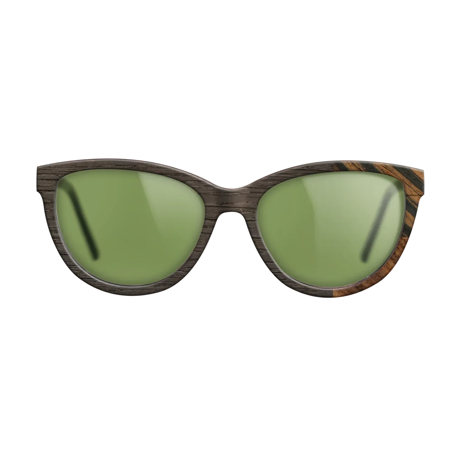 Santos Rosewood Dark,Fumed Oak,Italian Ebony: Cubic Cuts - The Maiden - Cat - SIRIS wood optic