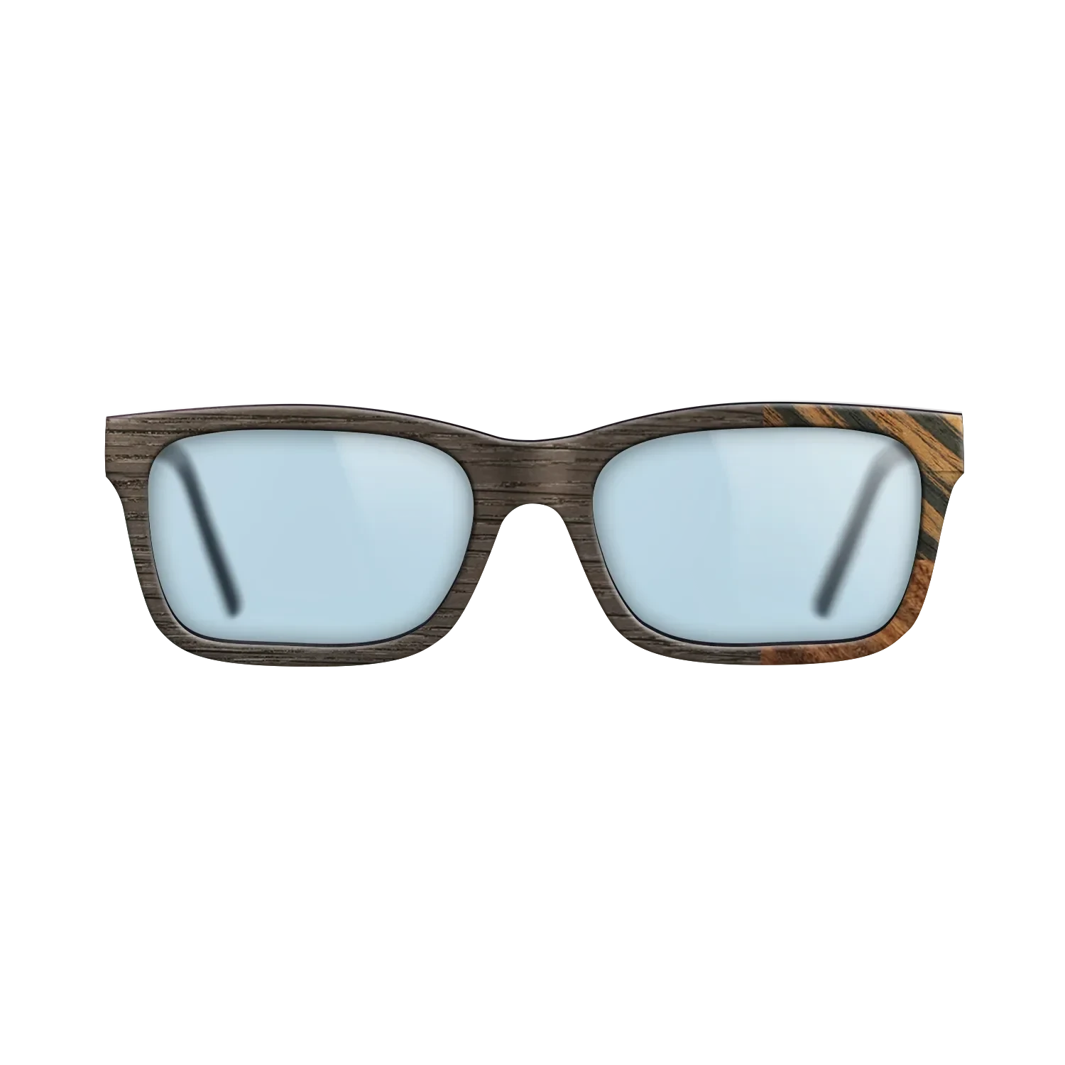Santos Rosewood Dark,Fumed Oak,Italian Ebony: Cubic Cuts - The Sage - Rectangle - SIRIS wood optic