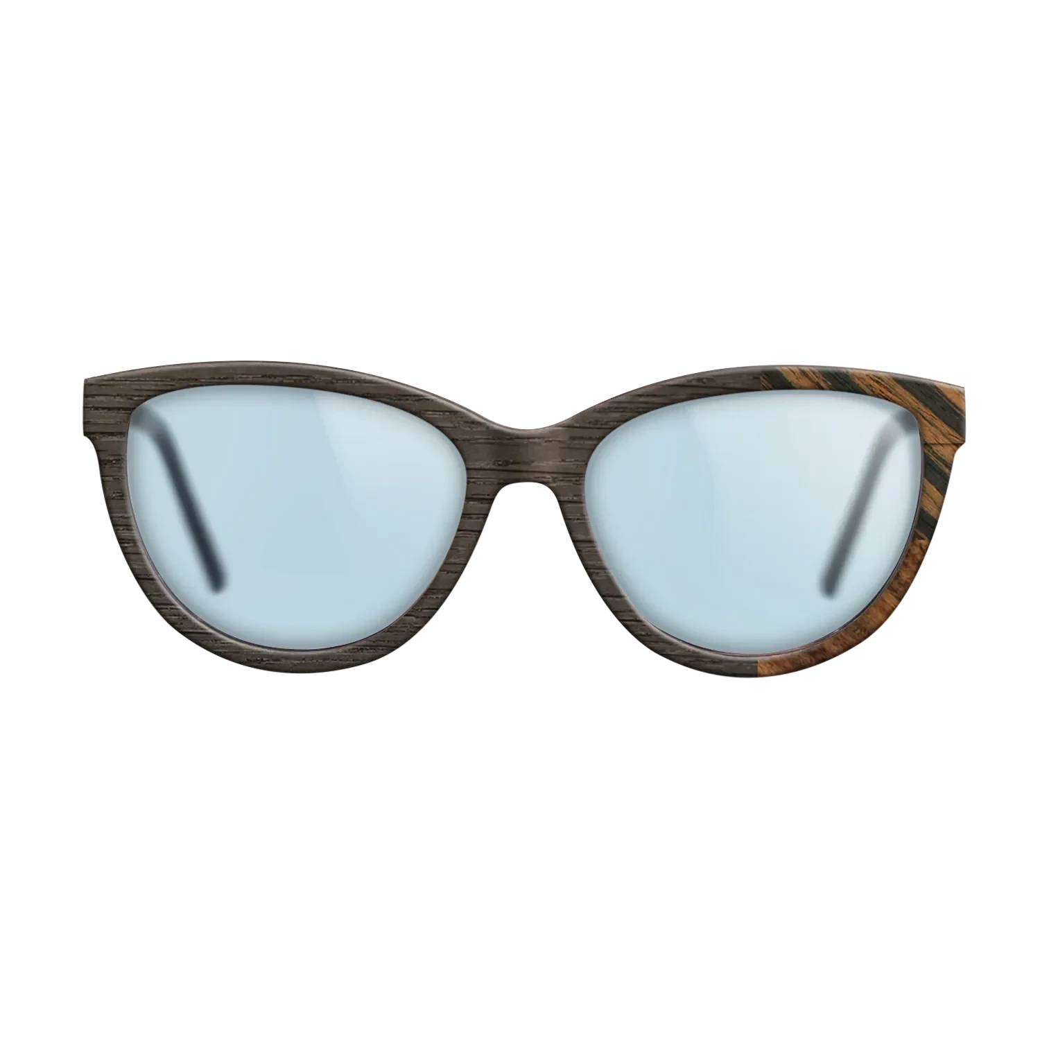 Santos Rosewood Dark,Fumed Oak,Italian Ebony: Cubic Cuts - The Maiden - Cat - SIRIS wood optic