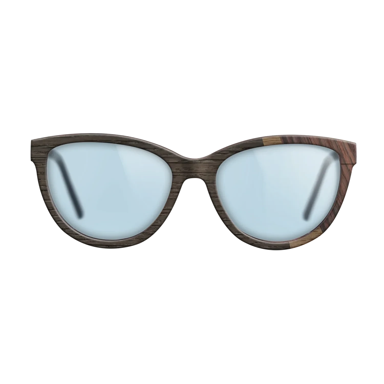 Walnut: Straight Grain,Fumed Oak,Rosewood Reconstituted: Angle Cut - The Hero - Square - 1828 - SIRIS wood optic