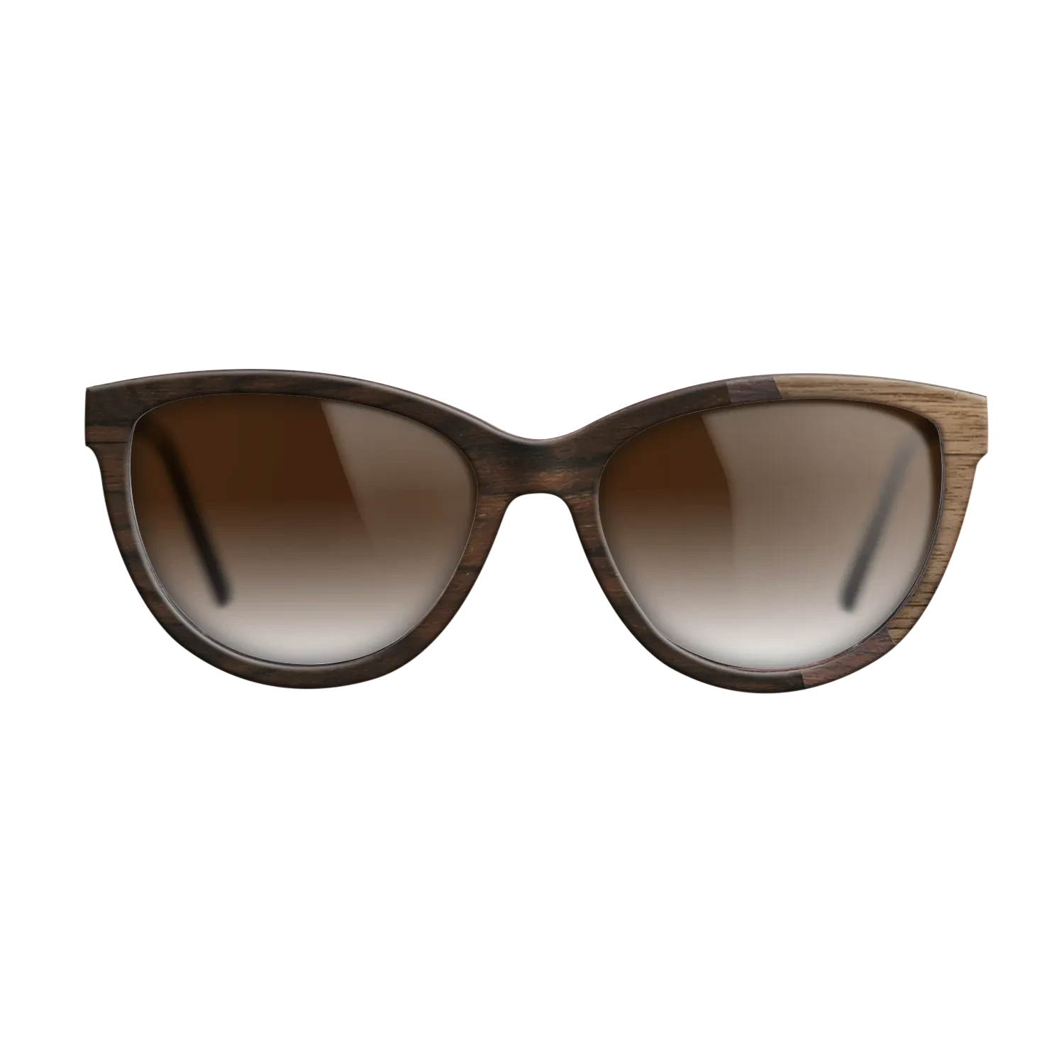 Ziricote Dark Quartered,Walnut Claro Dark,Walnut: Straight Grain: Angle Cut - The Maiden - Cat - SIRIS wood optic