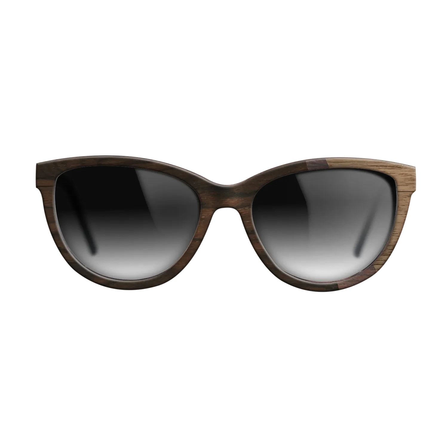 Ziricote Dark Quartered,Walnut Claro Dark,Walnut: Straight Grain: Angle Cut - The Maiden - Cat - SIRIS wood optic