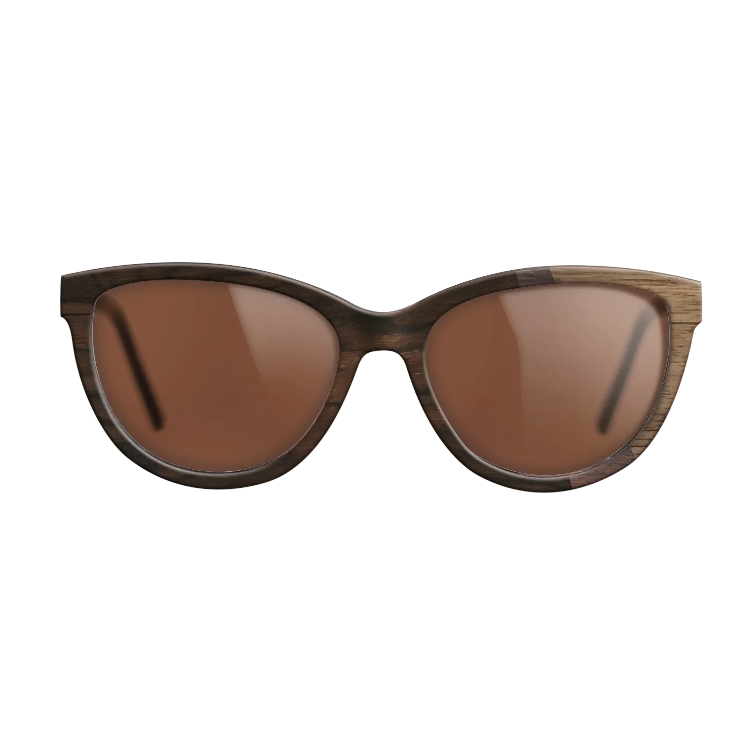 Ziricote Dark Quartered,Walnut Claro Dark,Walnut: Straight Grain: Angle Cut - The Maiden - Cat - SIRIS wood optic