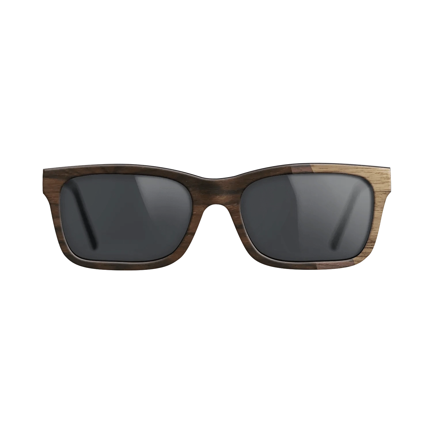 Ziricote Dark Quartered,Walnut Claro Dark,Walnut: Straight Grain: Angle Cut - The Sage - Rectangle - SIRIS wood optic