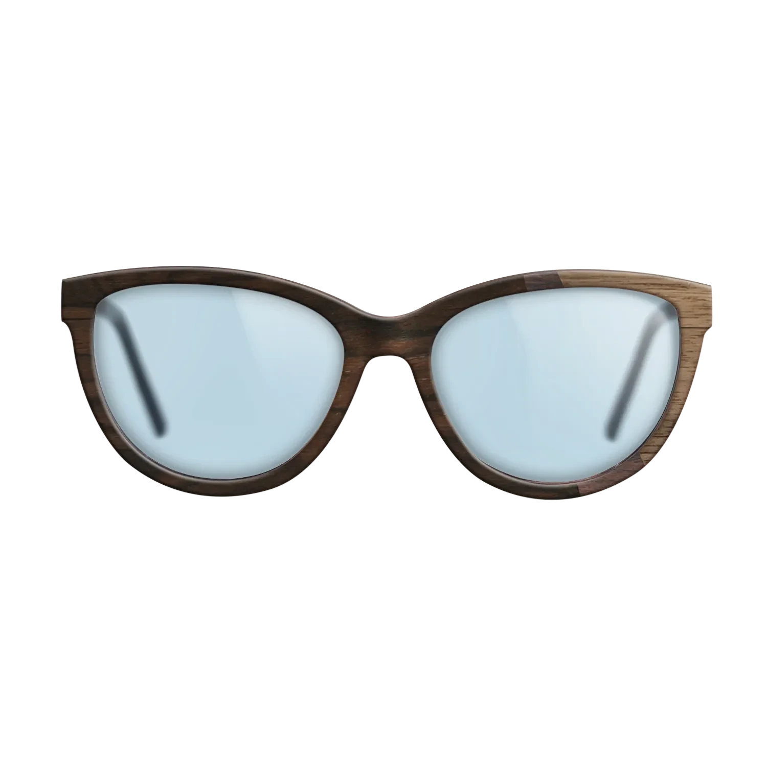 Ziricote Dark Quartered,Walnut Claro Dark,Walnut: Straight Grain: Angle Cut - The Maiden - Cat - SIRIS wood optic