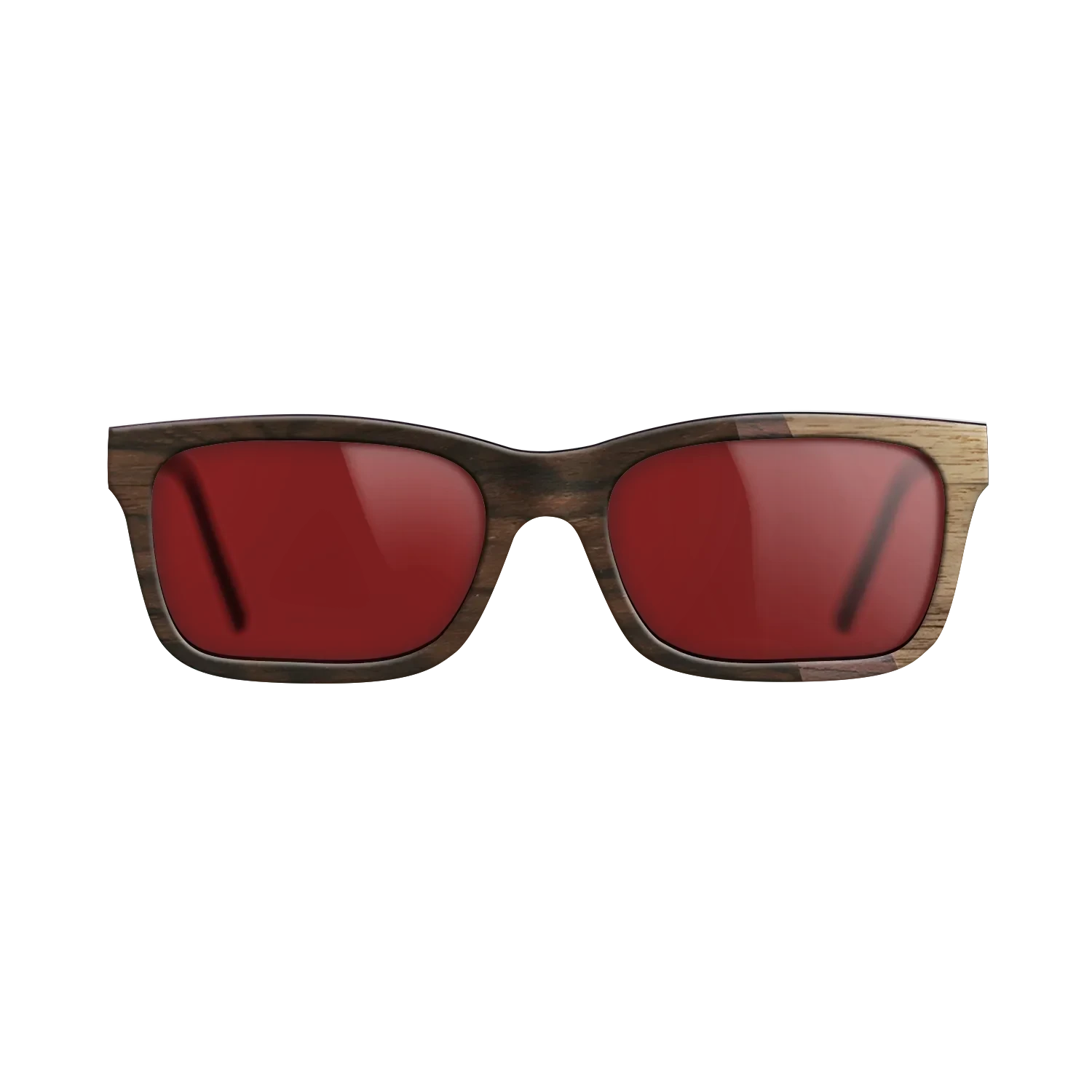 Ziricote Dark Quartered,Walnut Claro Dark,Walnut: Straight Grain: Angle Cut - The Sage - Rectangle - SIRIS wood optic