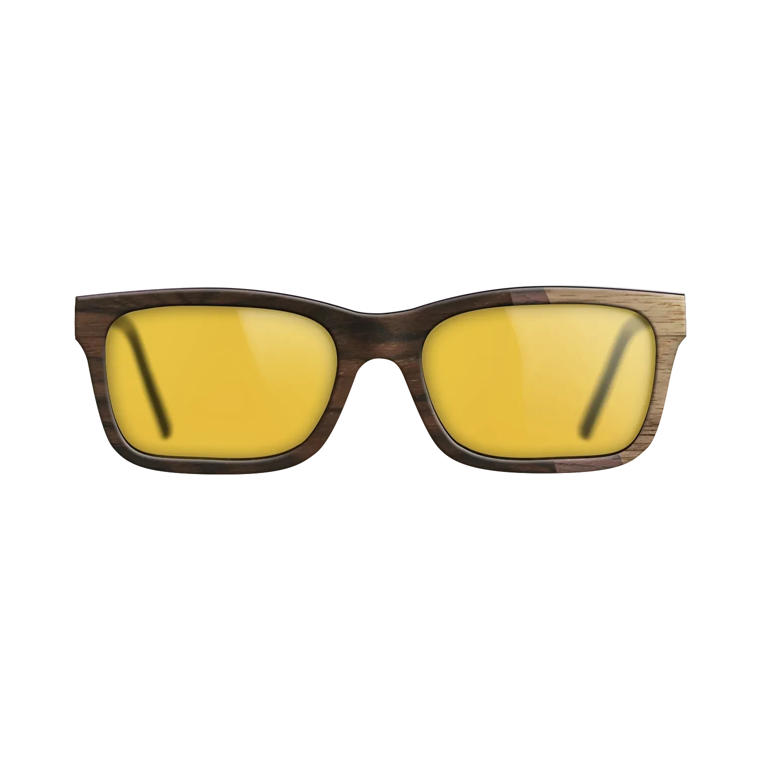 Ziricote Dark Quartered,Walnut Claro Dark,Walnut: Straight Grain: Angle Cut - The Sage - Rectangle - SIRIS wood optic