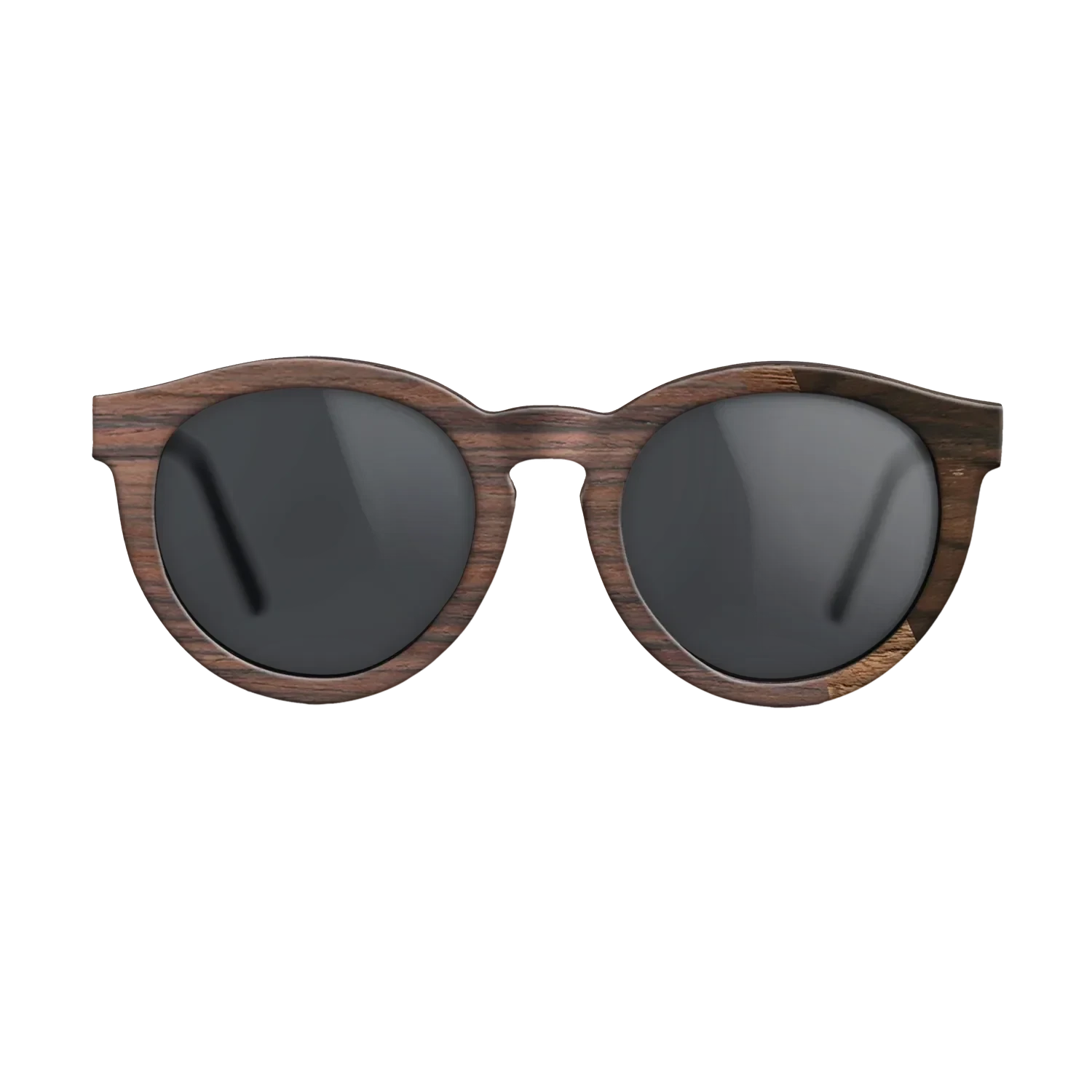 Walnut Claro Dark,Rosewood Reconstituted,Ziricote Dark Quartered: Angle Cut - The Rebel - Round - SIRIS wood optic