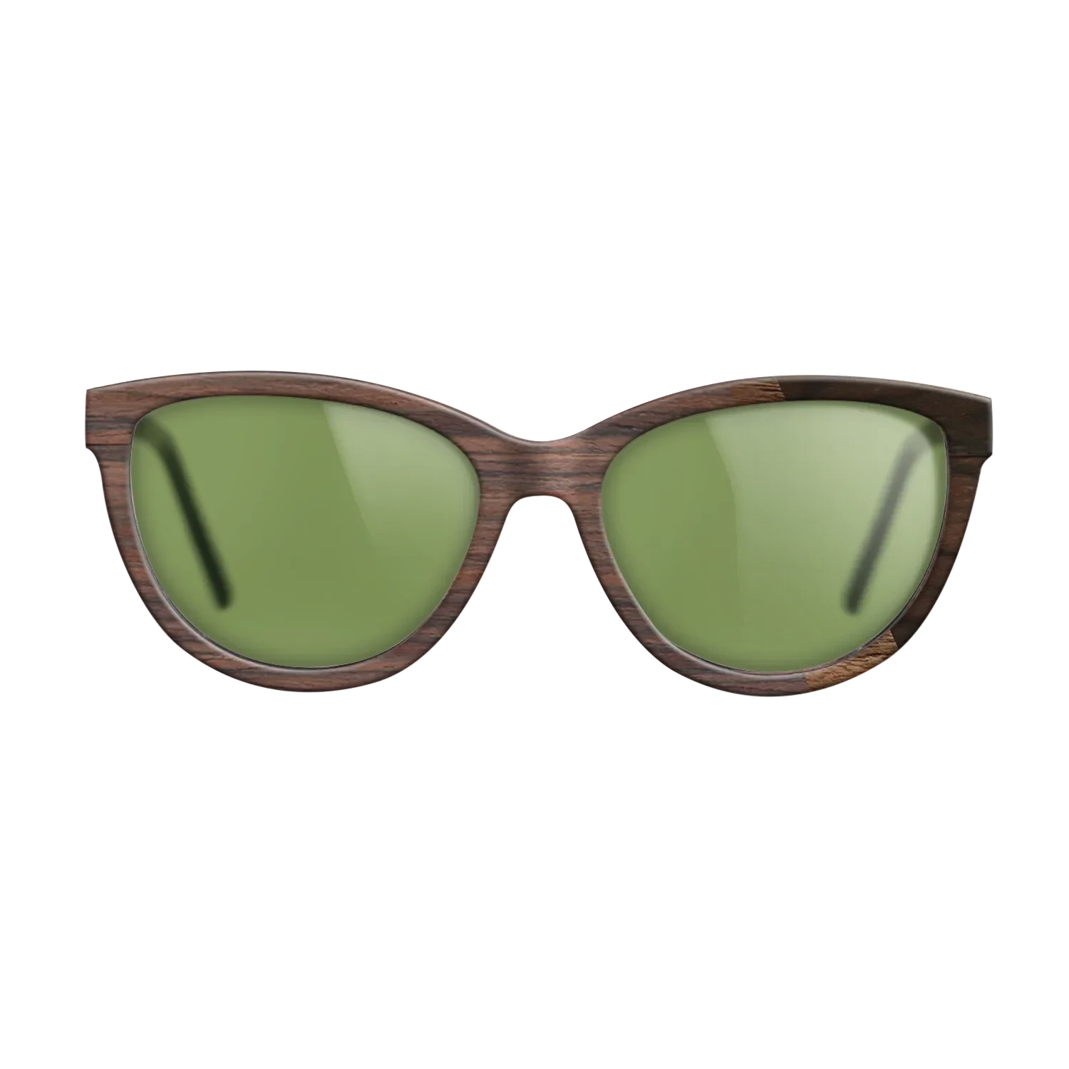 Walnut Claro Dark,Rosewood Reconstituted,Ziricote Dark Quartered: Angle Cut - The Maiden - Cat - SIRIS wood optic