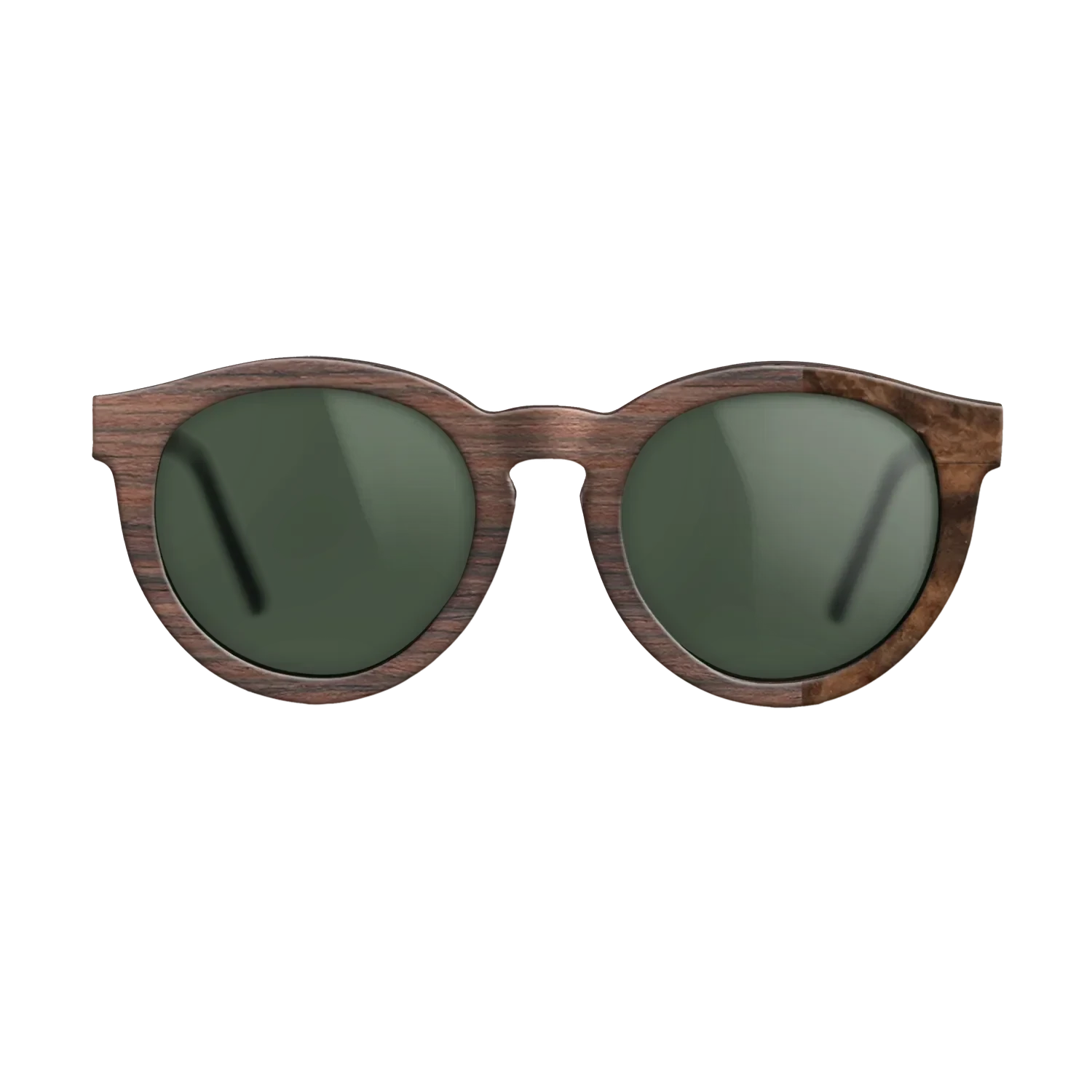 Reconstituted Rosewood, Walnut Burl: DiCut - The Rebel - Round - SIRIS wood optic